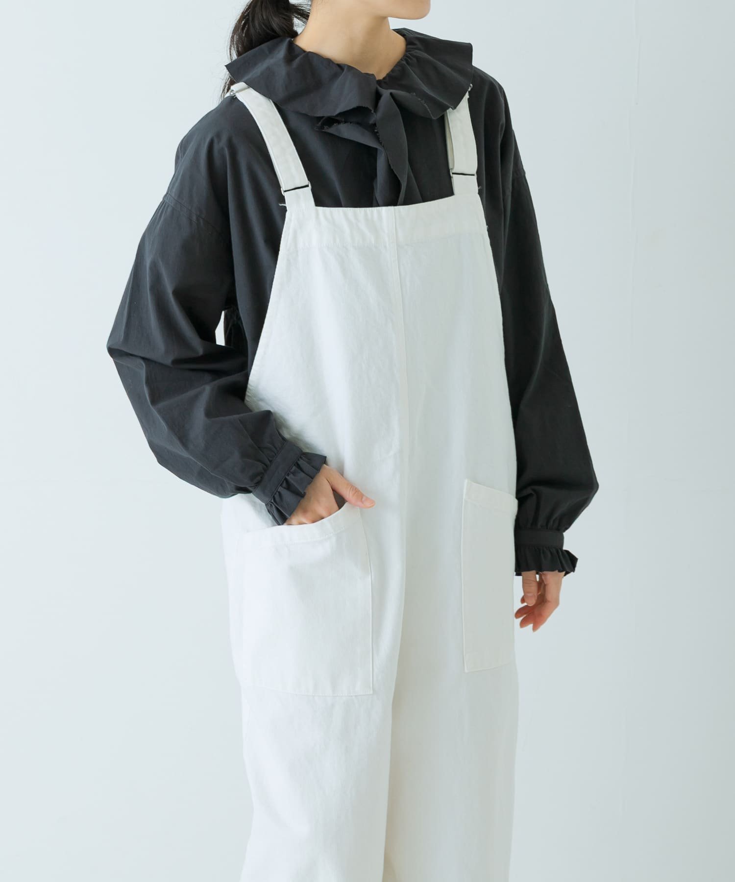 かぐれ｜コットンフリルカラーシャツ | Rakuten Fashion(楽天