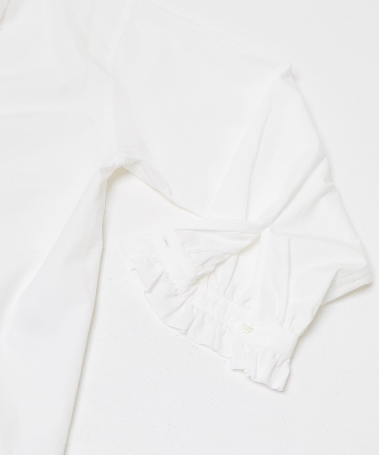 かぐれ｜コットンフリルカラーシャツ | Rakuten Fashion(楽天