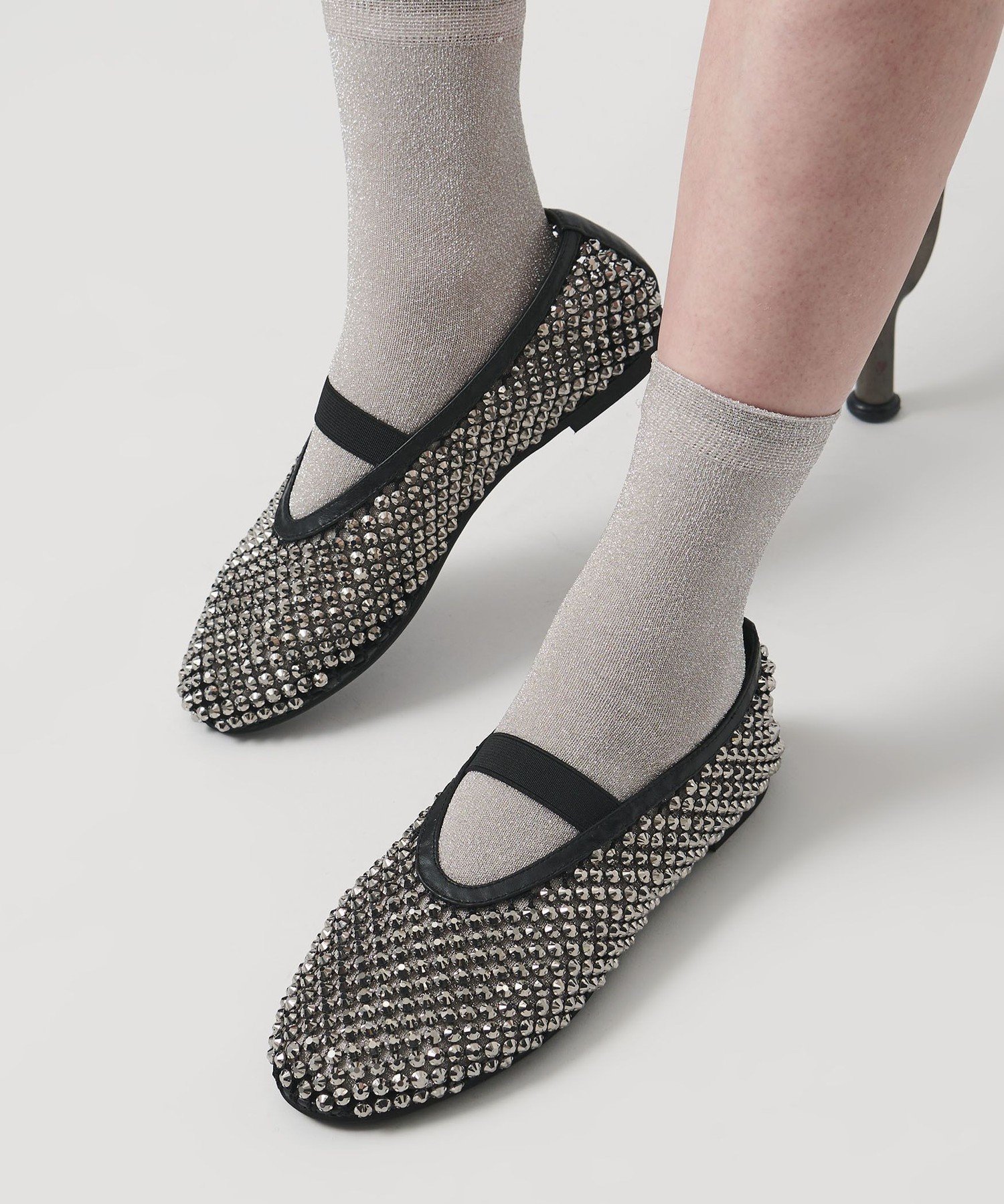 UNITED ARROWS｜メッシュ ビジュー フラットシューズ | Rakuten