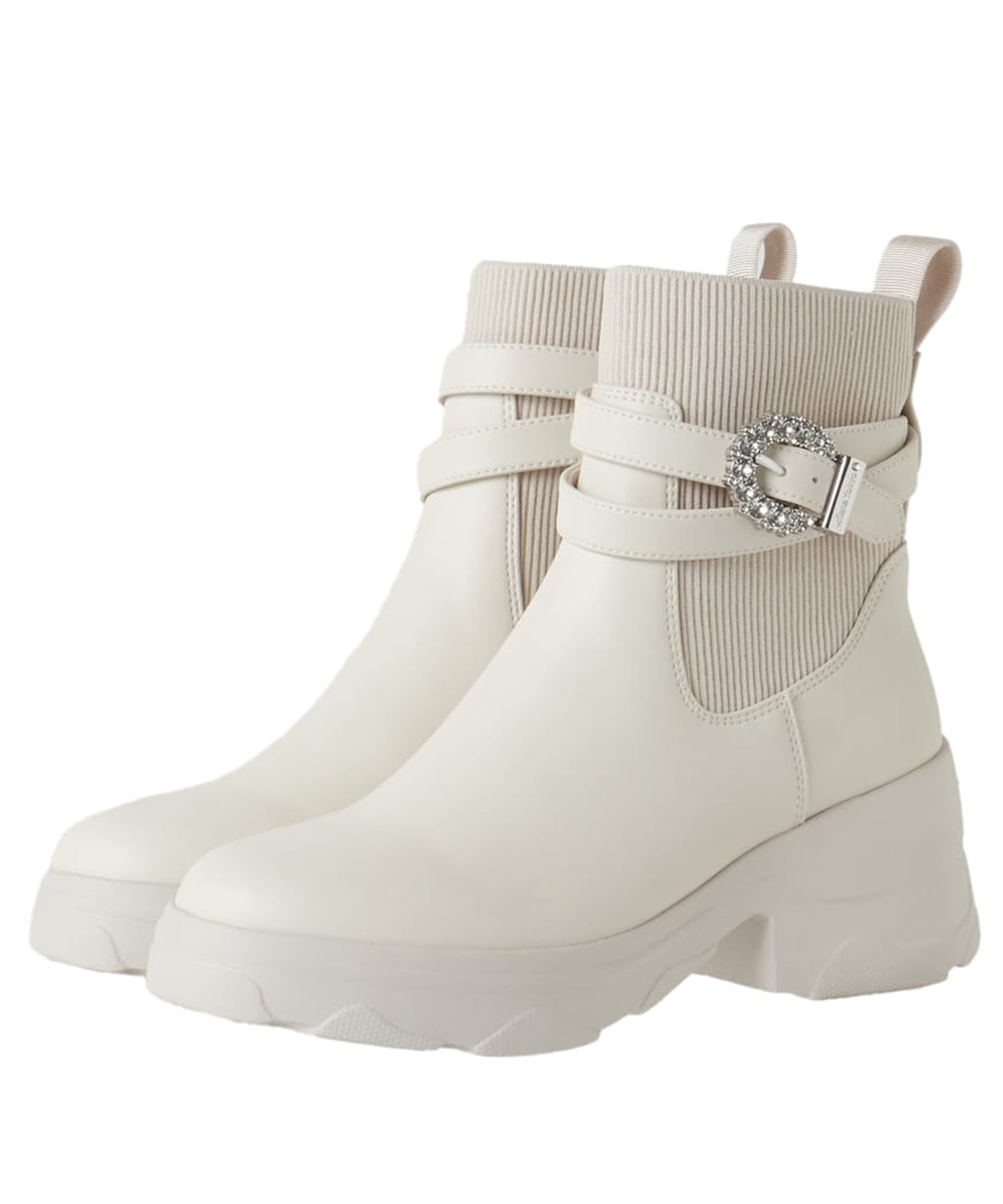 diana｜【軽量】クリスタルバックル ショートブーツ | Rakuten Fashion