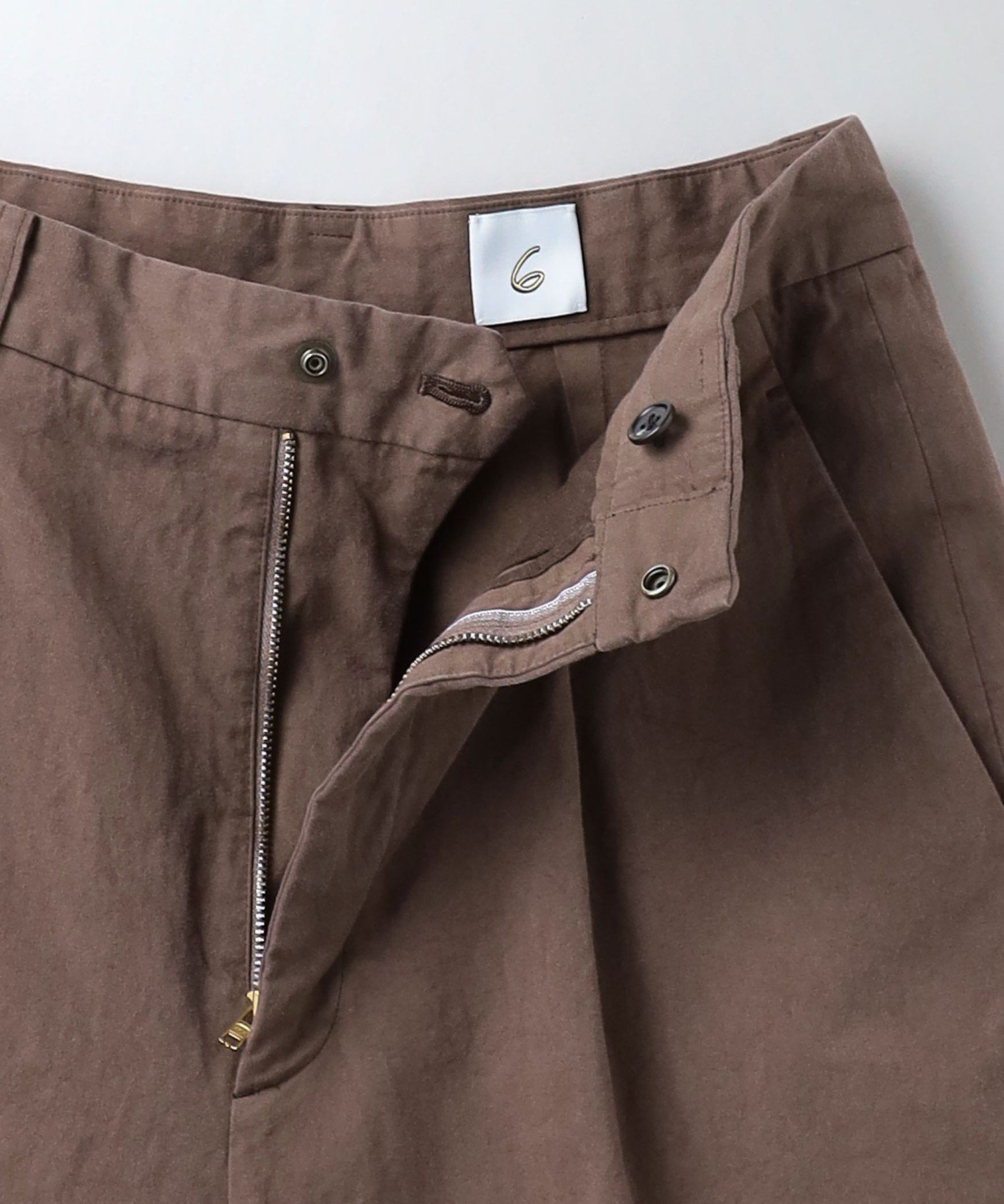 6(ROKU)　コットン チノ ワイド パンツ UNITED ARROWS LTD. OUTLET｜<6(ROKU)>コットン チノ ワイド パンツ