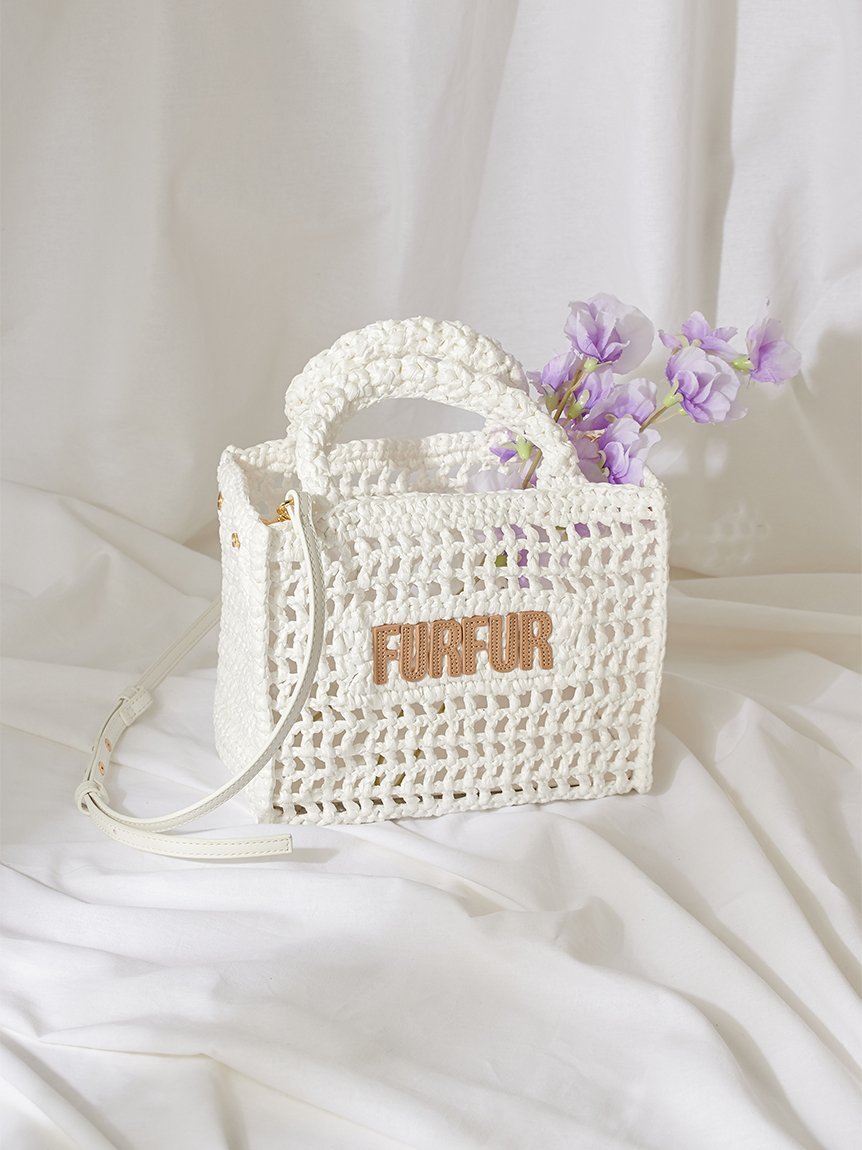 FURFUR｜【限定カラー】ラフィアロゴトートバッグ | Rakuten Fashion