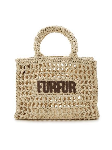FURFUR｜【限定カラー】ラフィアロゴトートバッグ | Rakuten Fashion