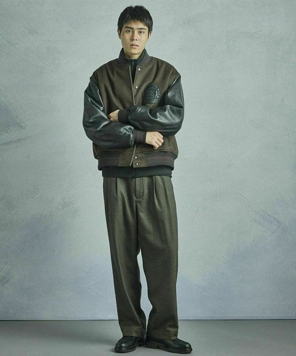 MEN'S BIGI｜【50th Anniv . 中田 慎介】WOOL MELTON STADIUM JAMPER