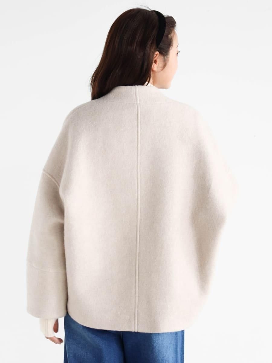 Vin｜Vネックウールブレンドショートコート | Rakuten Fashion(楽天