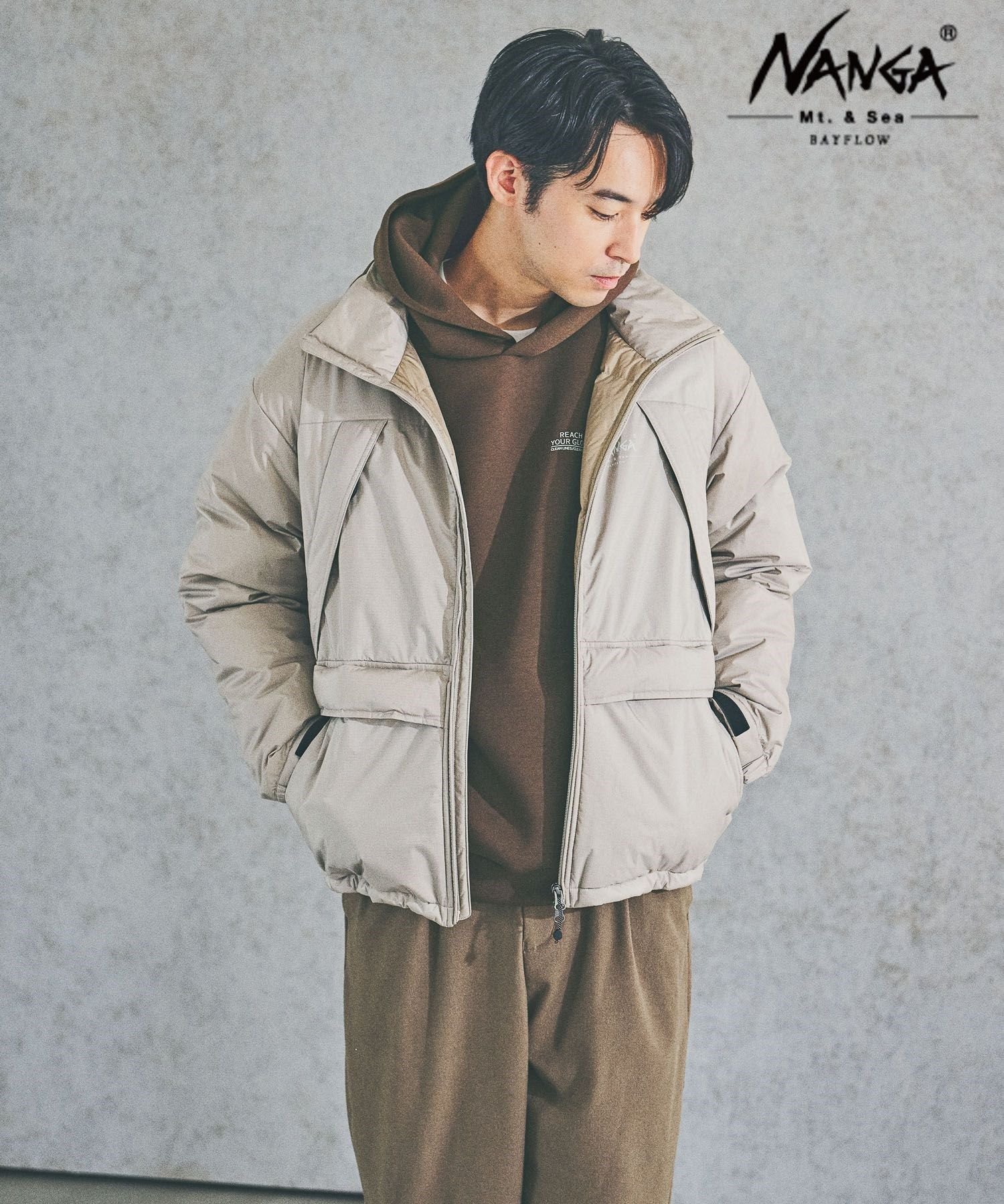 BAYFLOW｜【NANGA Mt.&Sea(ナンガ)】オーロラスタンドダウン25AW