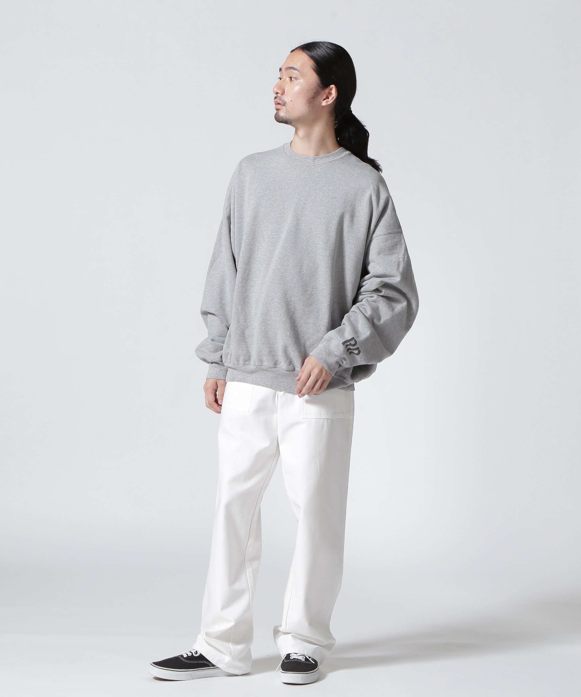 B'2nd｜REMI RELIEF(レミレリーフ) 別注LW加工裏毛BIGサイズクルー