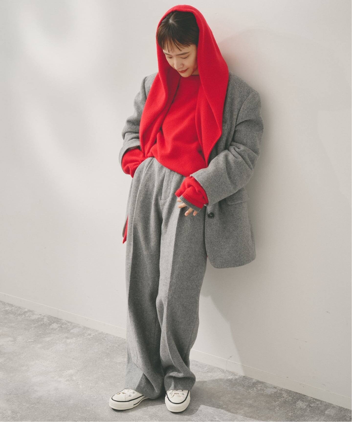 Spick & Span｜Higuchi*Sカシミヤ混フードマフラー | Rakuten Fashion