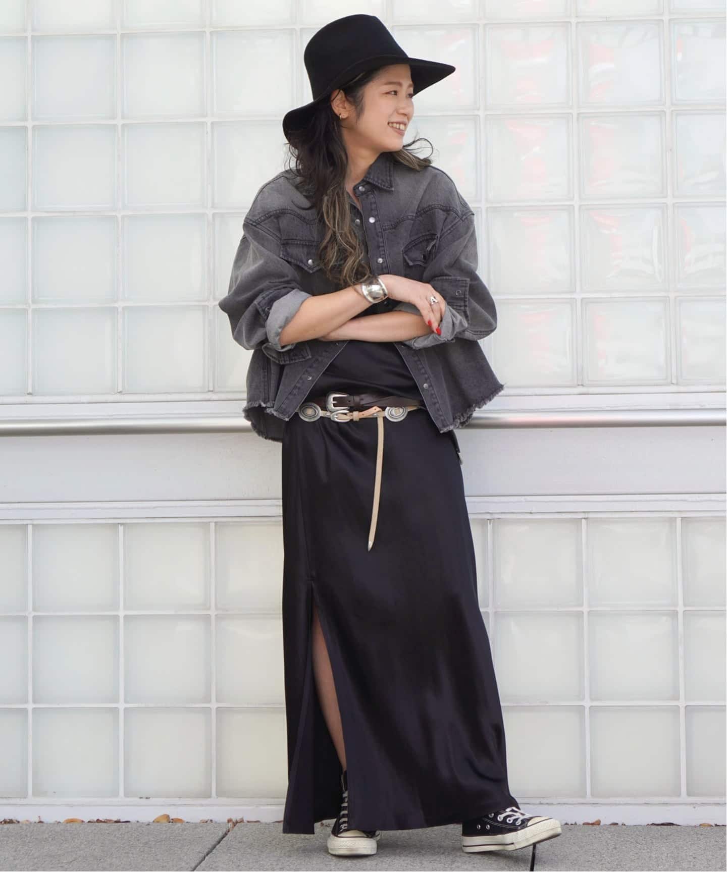 AP STUDIO｜《予約》デニムクロップドシャツ | Rakuten Fashion(楽天