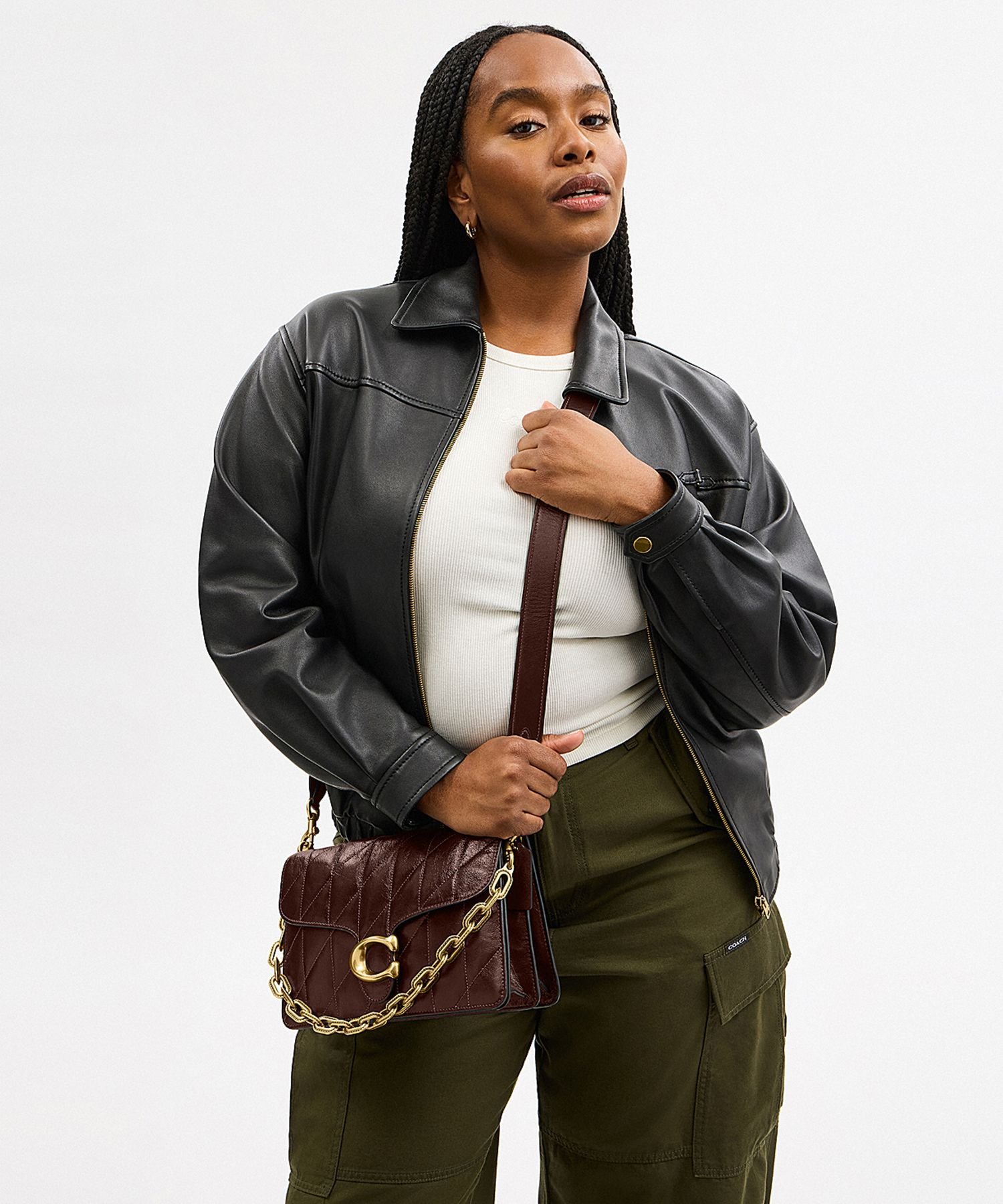 COACH｜【公式】チェーン タビー ショルダー バッグ・キルティング