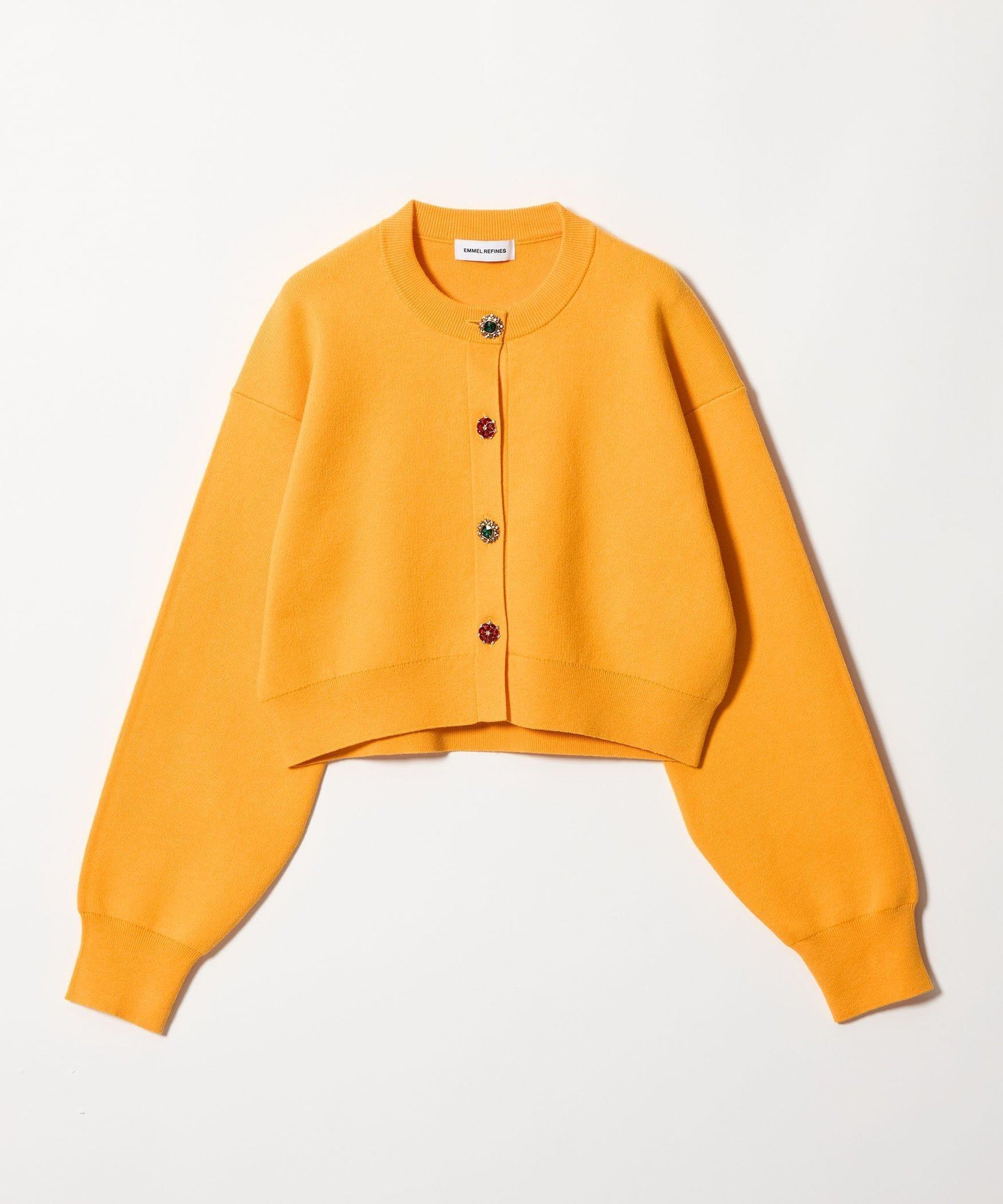 ＜EMMEL REFINES＞EM HW ビジュー ミニ カーディガン セール】＜EMMEL REFINES＞EM HW ビジュー ミニ カーディガン
