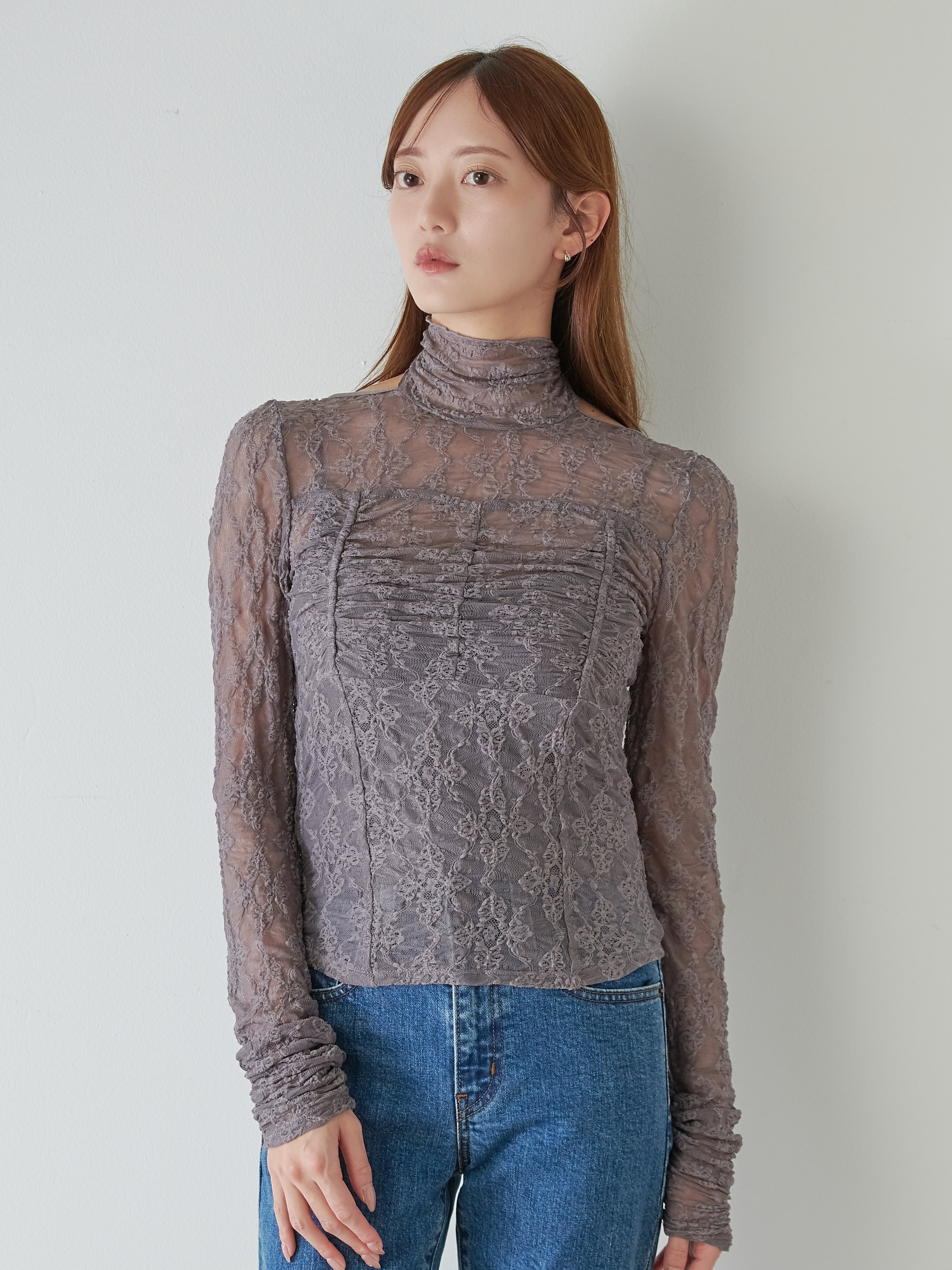 SNIDEL｜【Chacott】レースシアーTOPS | Rakuten Fashion(楽天