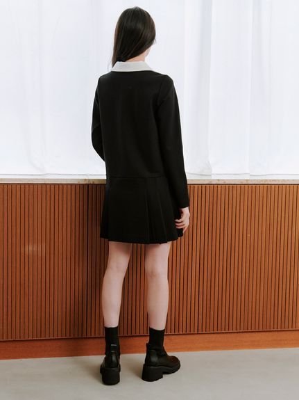 SNIDEL｜衿つきプリーツカットミニワンピース | Rakuten Fashion(楽天