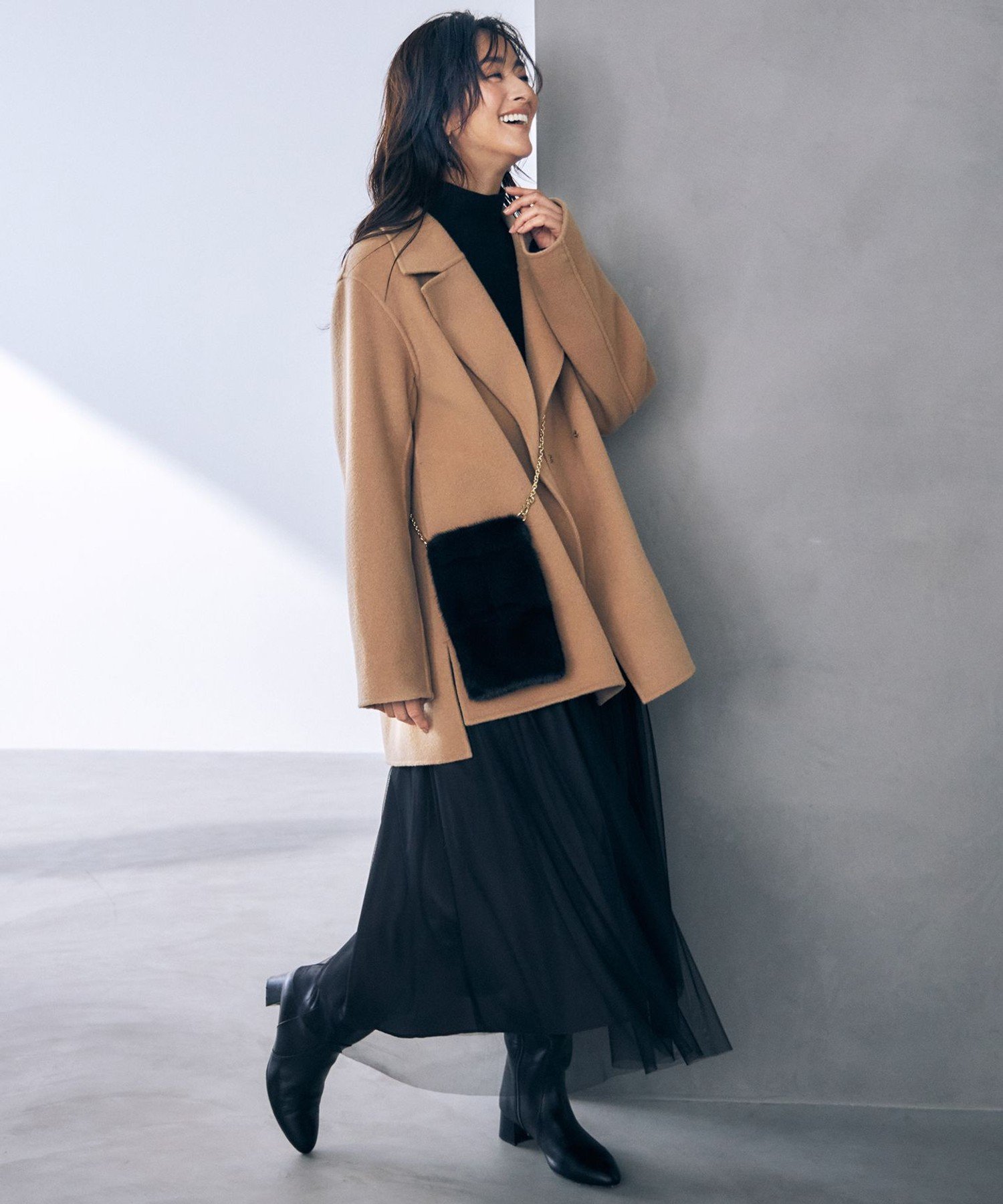 自由区｜ウールリバーショート コート | Rakuten Fashion(楽天