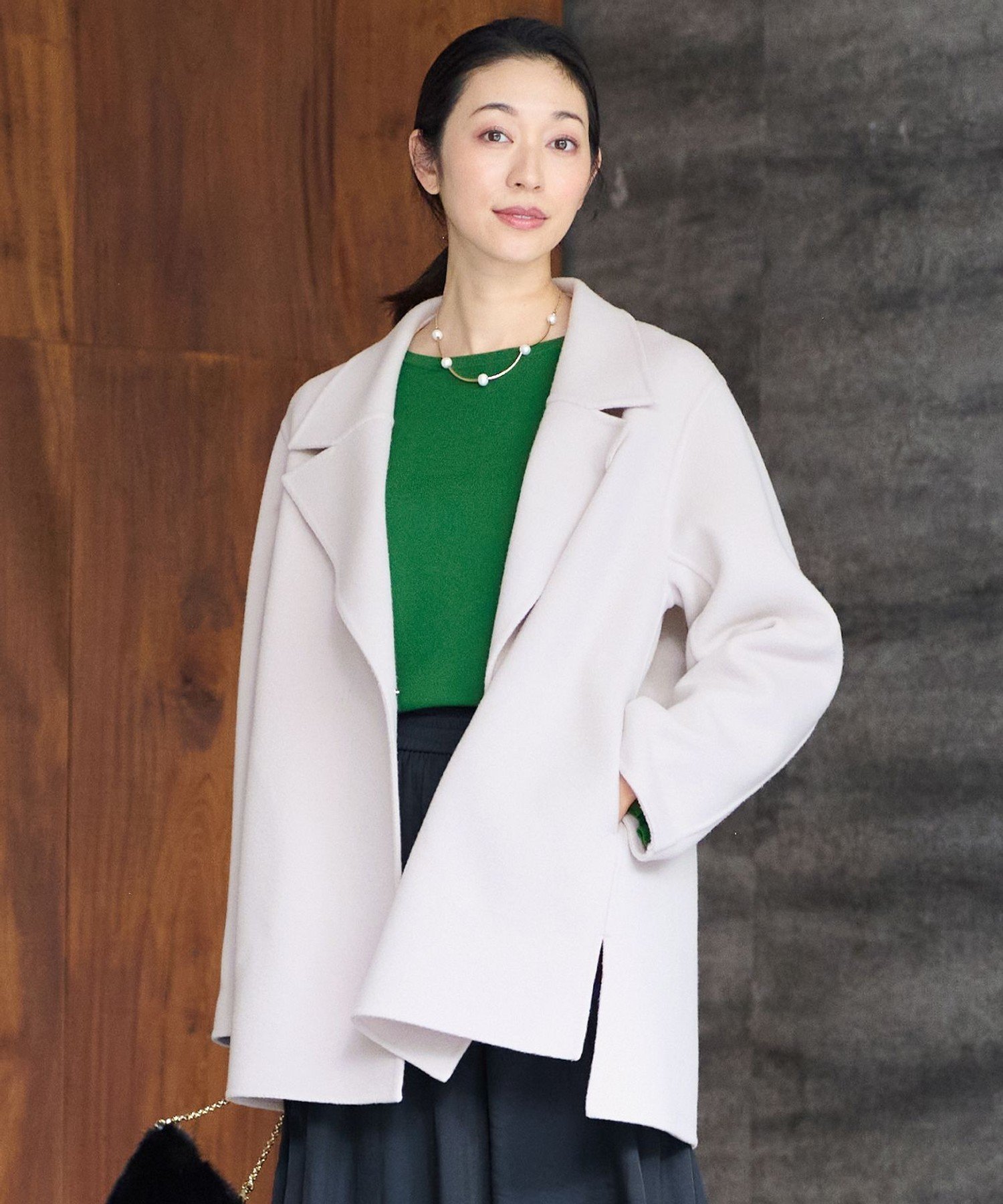 自由区｜ウールリバーショート コート | Rakuten Fashion(楽天