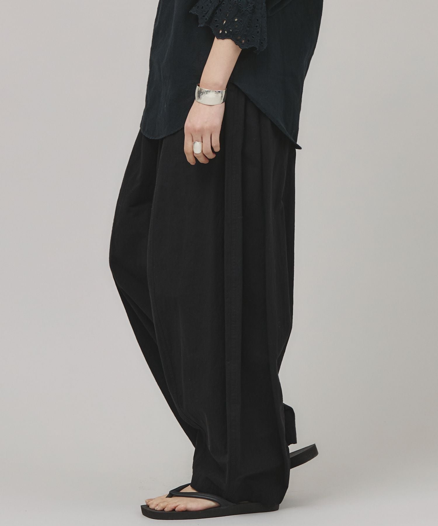 Curensology｜コットンリネンドロストパンツ | Rakuten Fashion(楽天