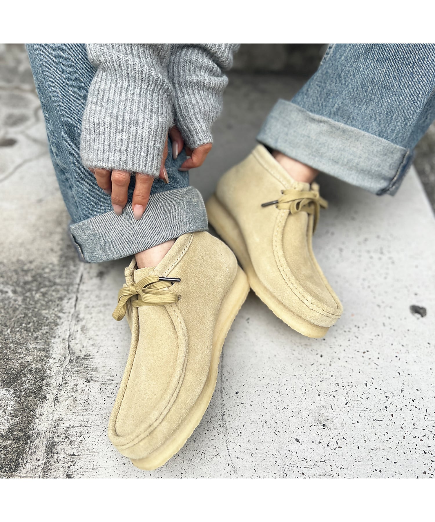 Rouge vif la cle｜【CLARKS/クラークス】 ワラビー / ミドル ブーツ