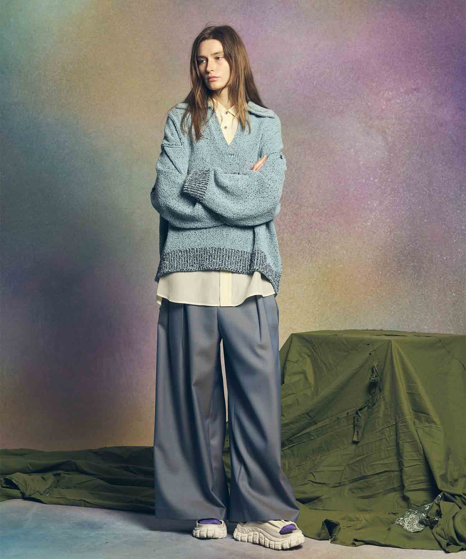 MAISON SPECIAL｜Plating Skipper Prime-Over Knit Pullover | Rakuten