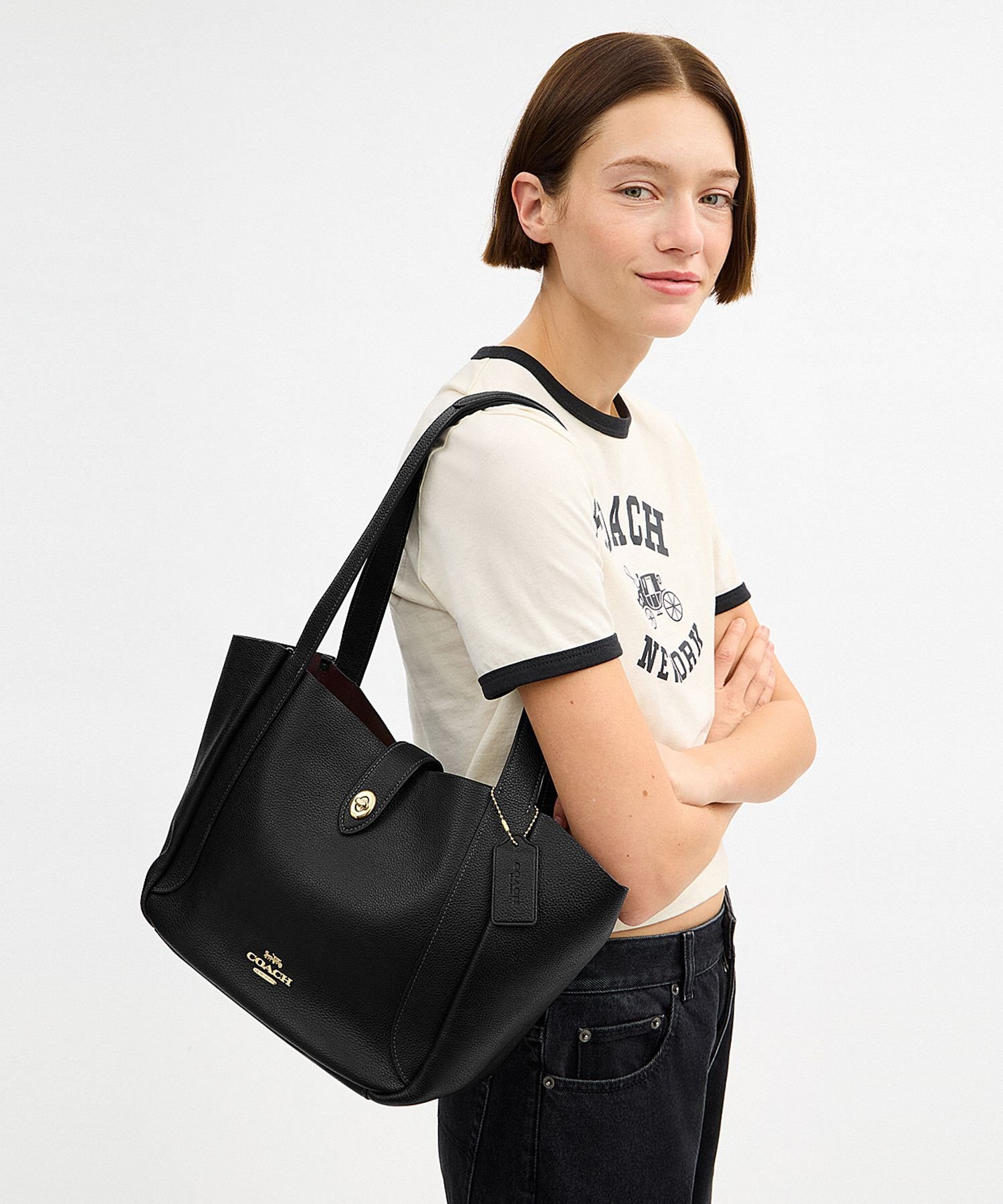 COACH OUTLET｜【公式】ハドリー ターンロック トート バッグ