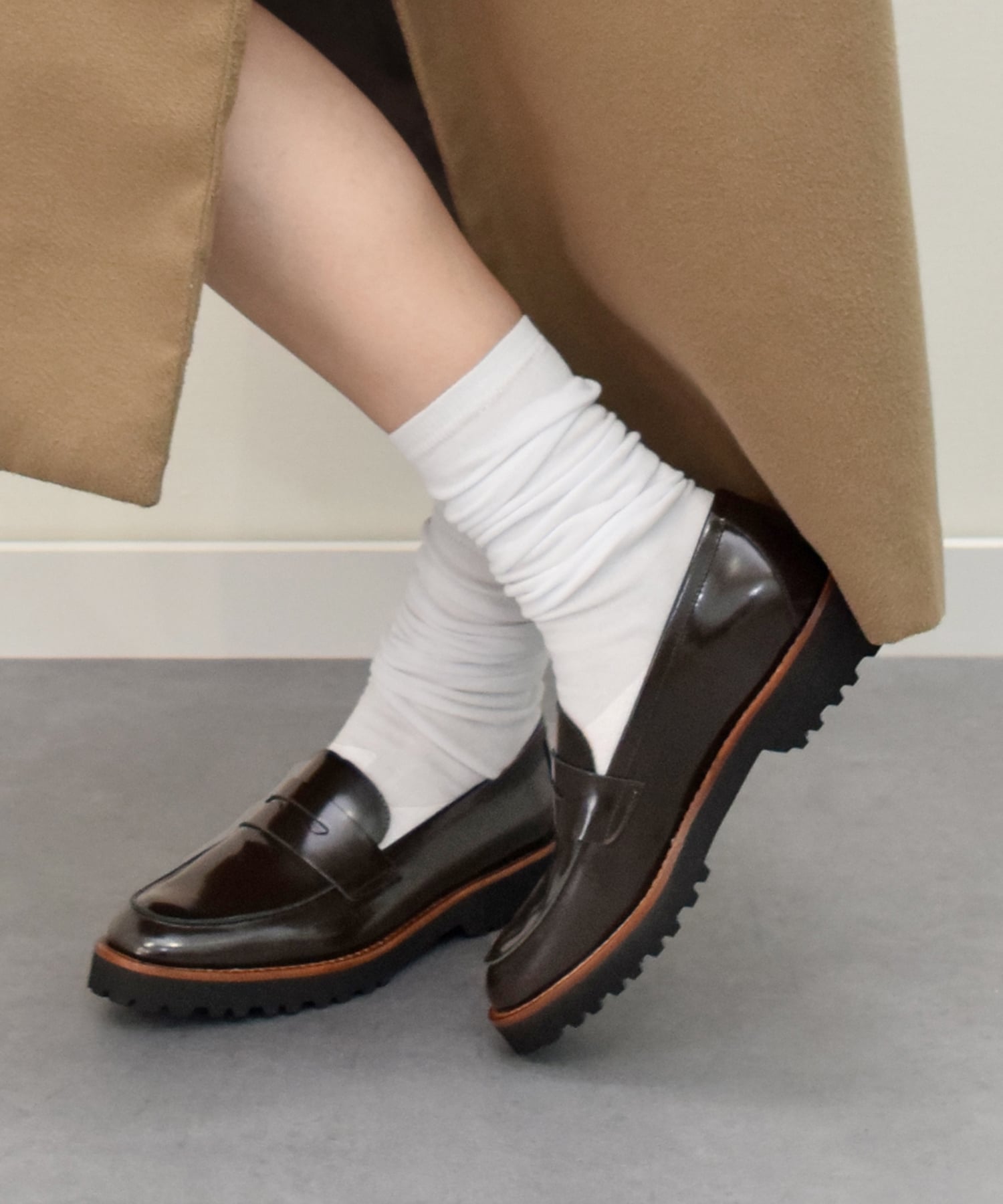 INTER-CHAUSSURES｜【FABIO RUSCONI】EVAタンクソールモカシューズ