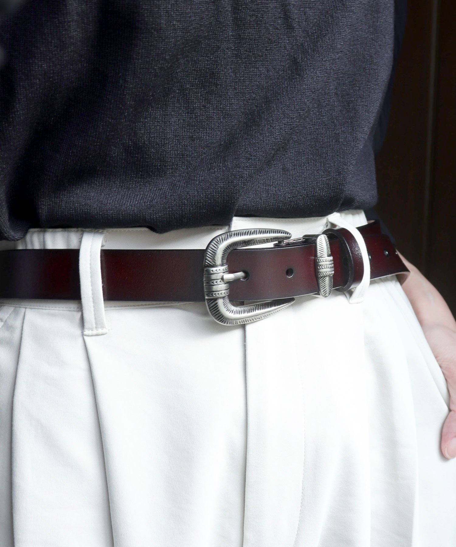 florist｜【本革】メンズ・レディース兼用 / ウエスタンバックル