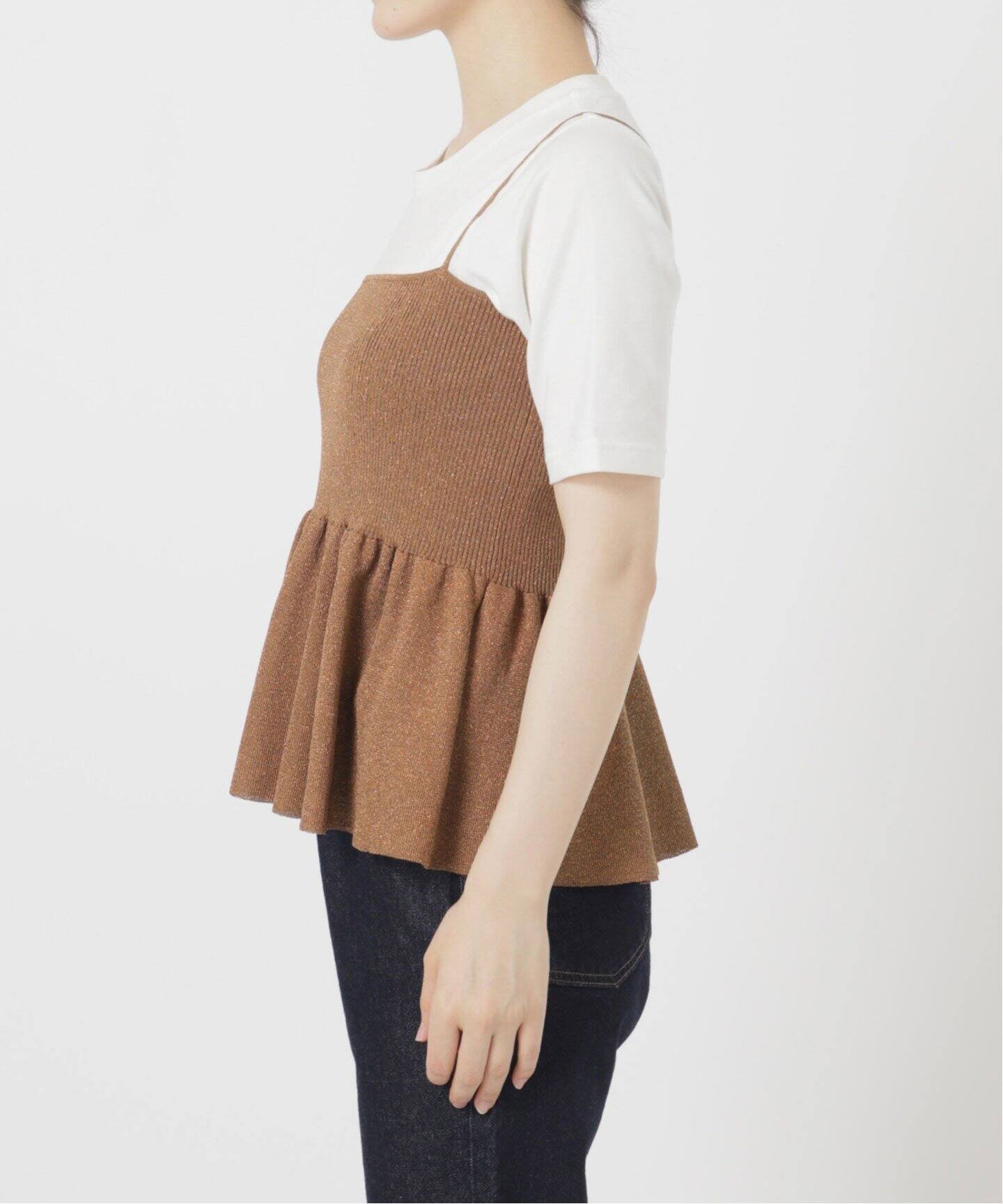 SLOBE IENA｜《追加》ファンタジアパールラメニットビスチェ | Rakuten