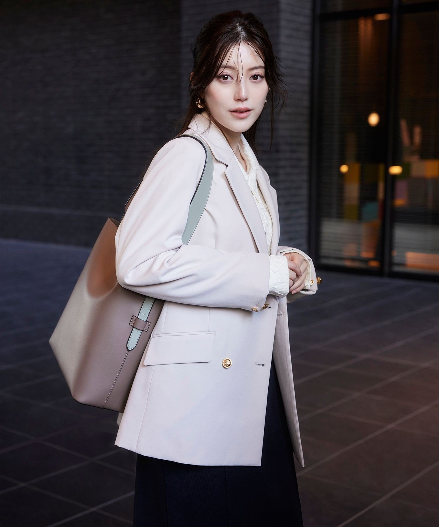 VIS｜【新色追加】【A4収納】リバーシブルハンドルワンショルダー