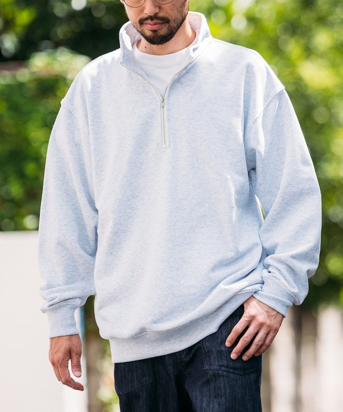 FREAK'S STORE｜HEAVY WEIGHT HALF ZIP SWT 13oz/ヘビーウェイト