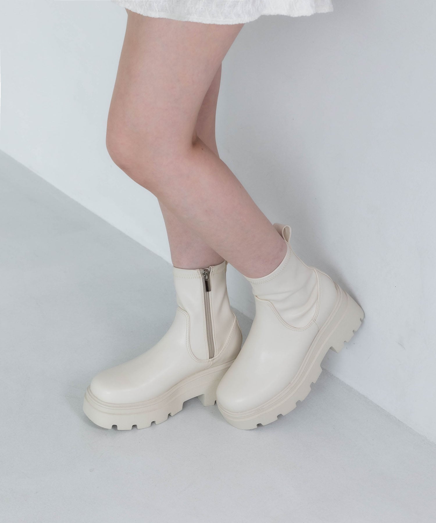 EVOL｜ソフトストレッチ厚底ブーツ | Rakuten Fashion(楽天