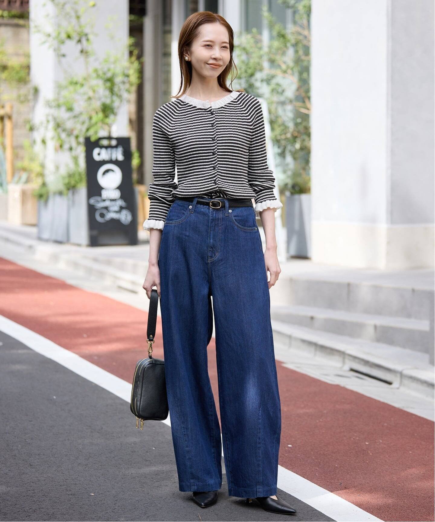 SLOBE IENA｜《追加2》tyn.TGOR/トゴール フリルカーディガン J0102