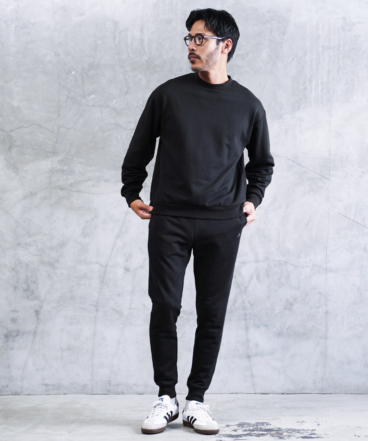 JIGGYS SHOP｜裏毛 スウェット ワンポイント スウェットパンツ