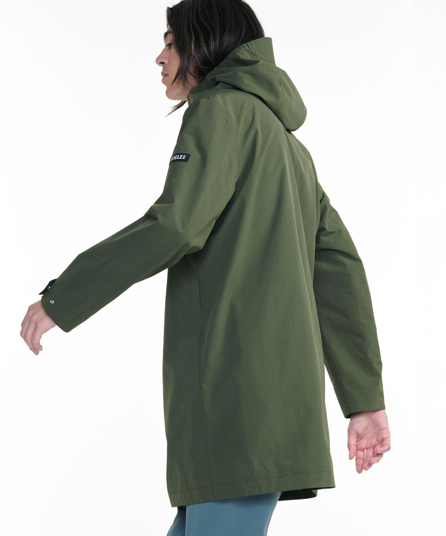 AIGLE｜透湿防水 ロングフーデッドコート | Rakuten Fashion(楽天