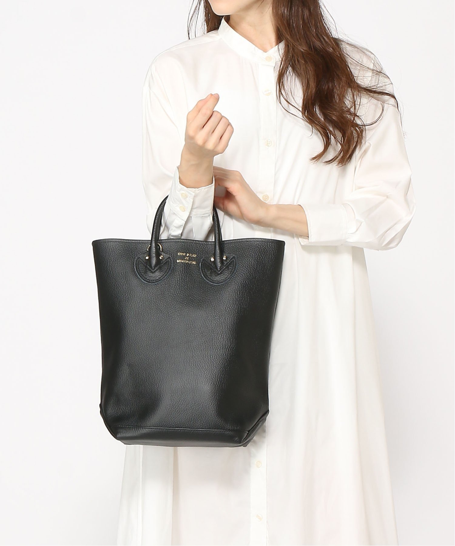 SETUP7｜YOUNG&OLSEN/EMBOSSED LEATHER HAVERSACK M トートバッグ