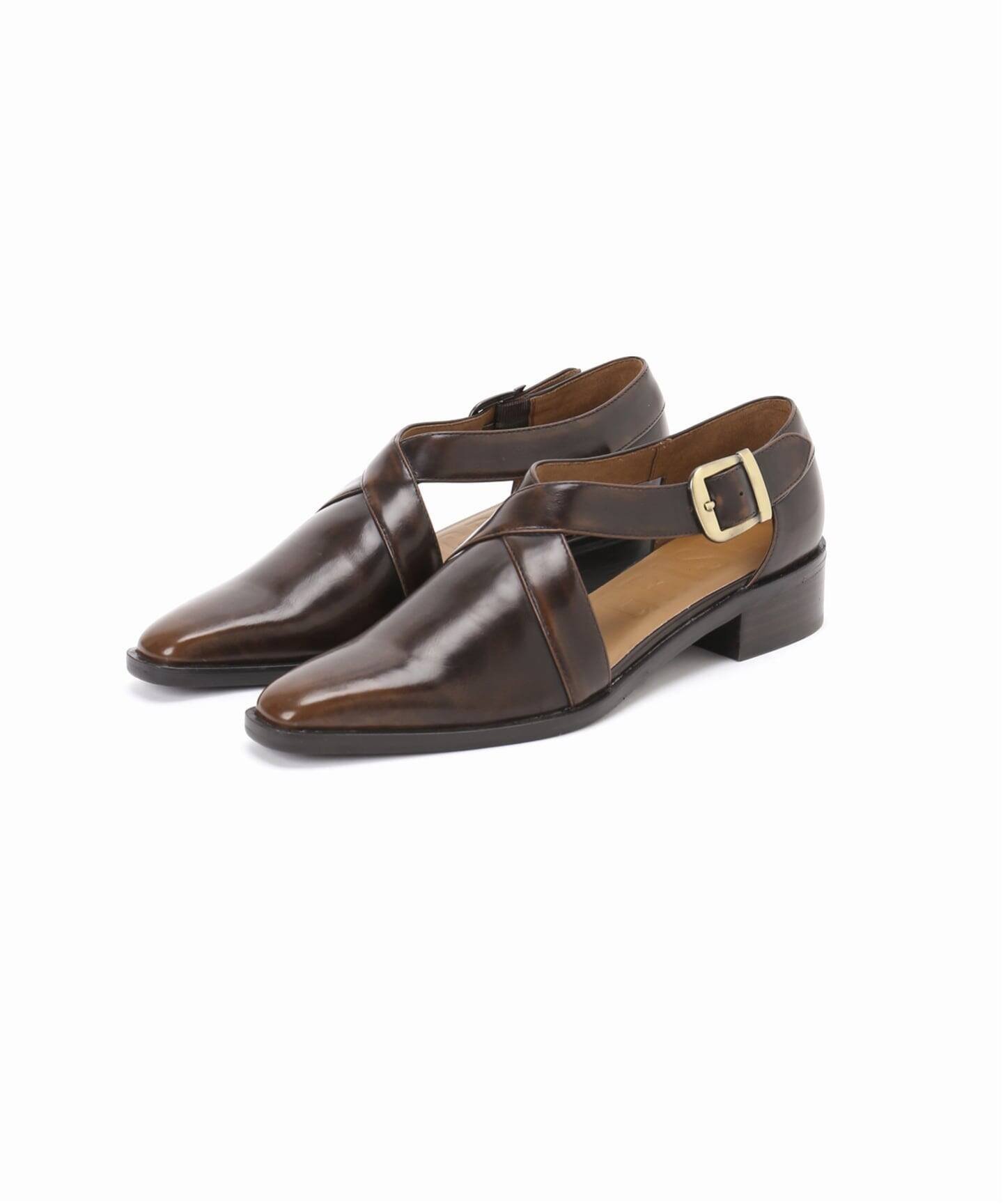 LE TALON｜GRISE3cmクロスストラップマニッシュ | Rakuten Fashion