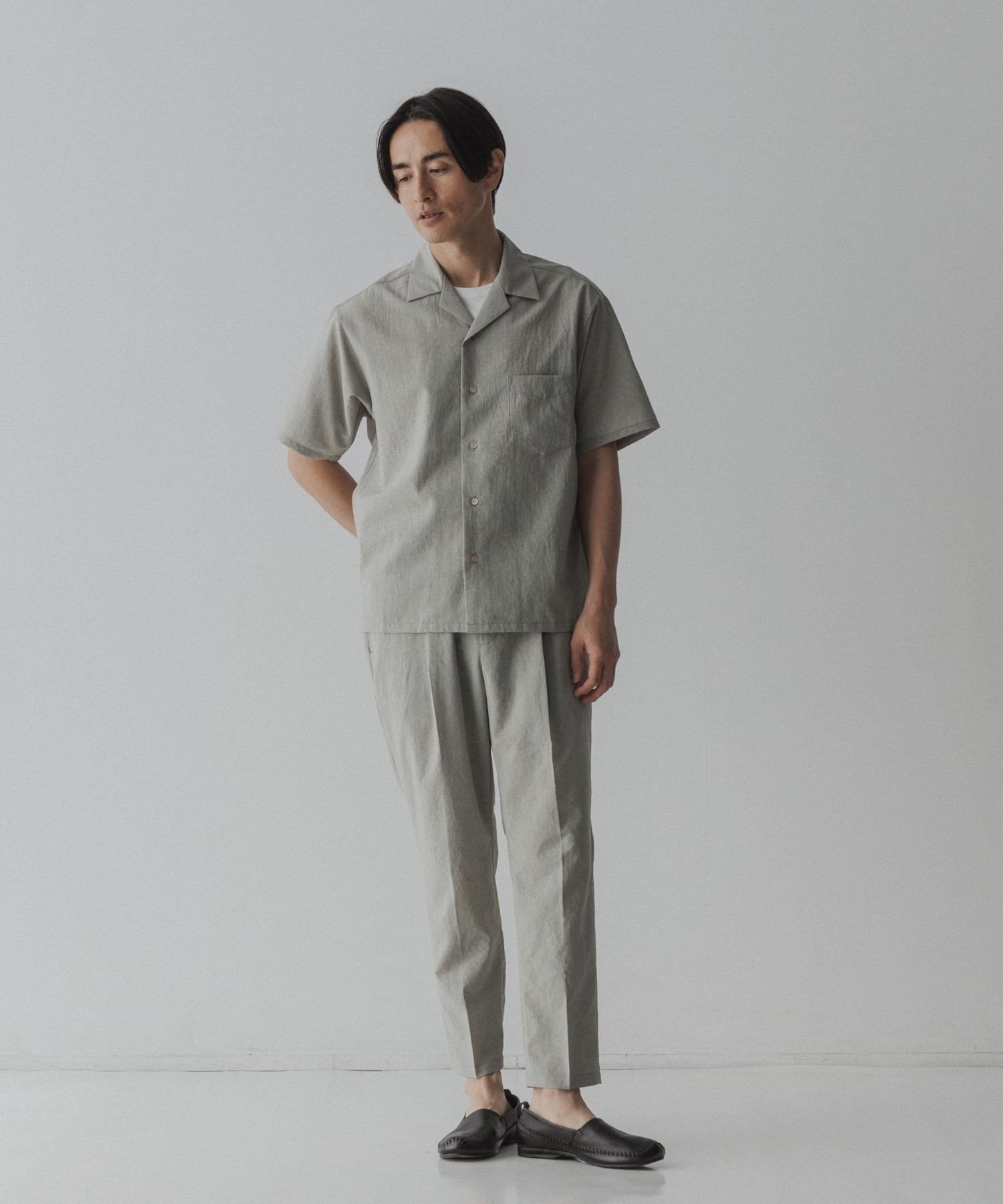 ADAM ET ROPE'｜【RIRANCHA】サマーセットアップ / オープンカラー