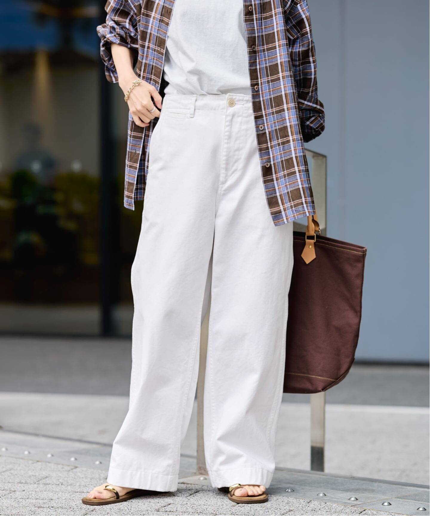 FRAMeWORK｜≪一部カラーWEB限定 / 追加予約≫OVER SIZED CHINO パンツ