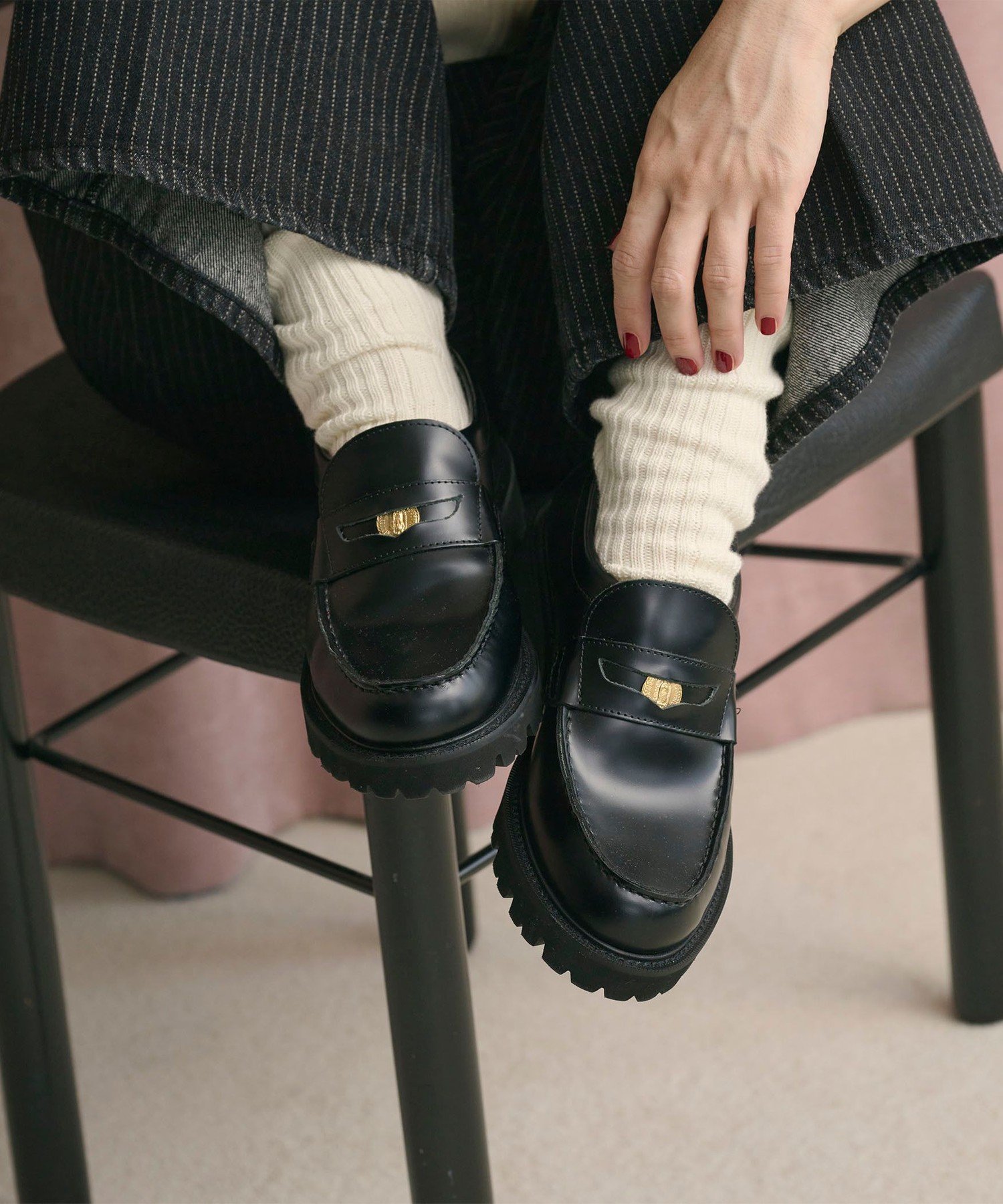 別注　CAMINANDO レザー ローファー BEAUTY&YOUTH 6 BEAUTY&YOUTH UNITED ARROWS｜【別注】 <CAMINANDO>レザー コイン