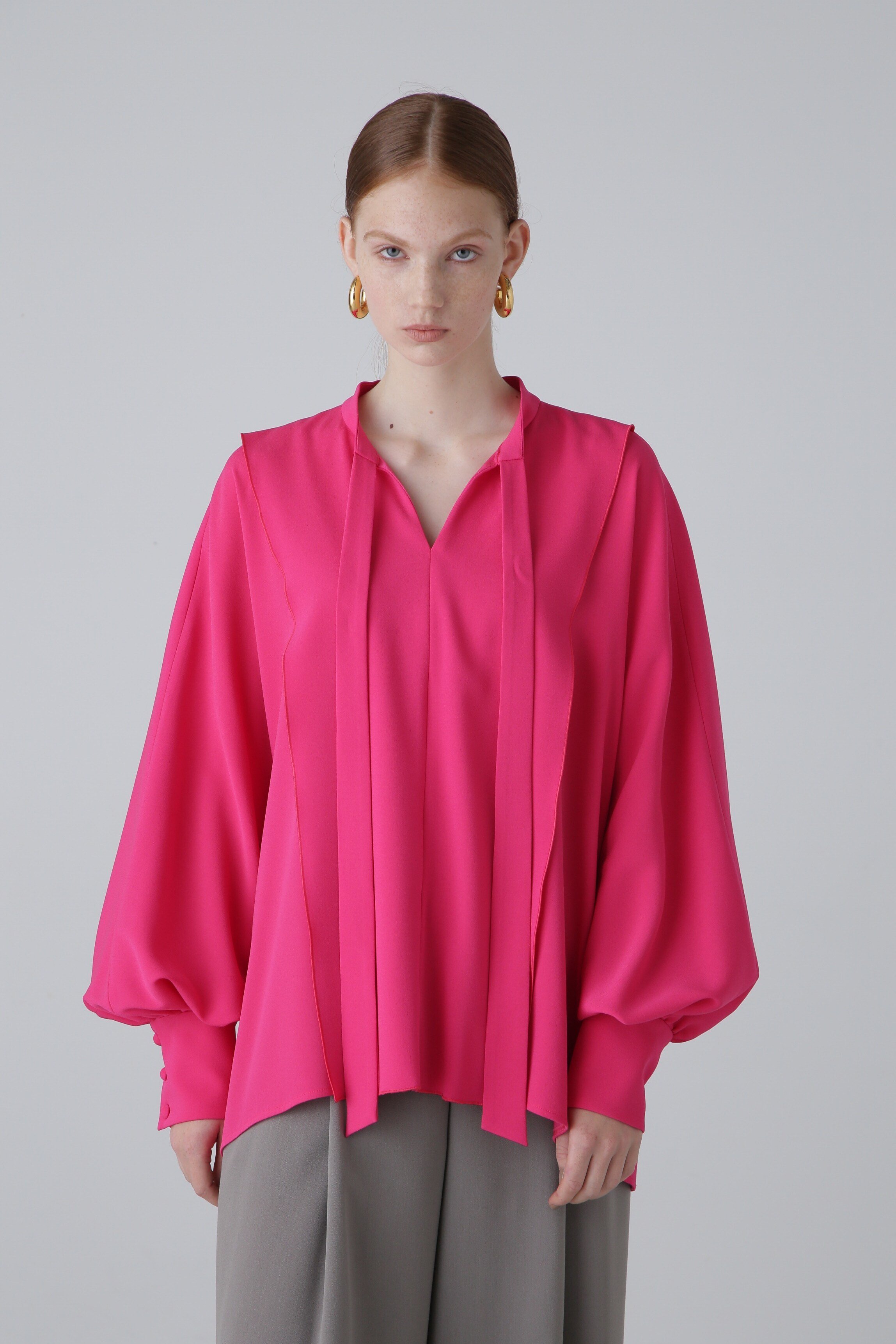 ADORE｜バックサテンジョーゼットブラウス | Rakuten Fashion(楽天