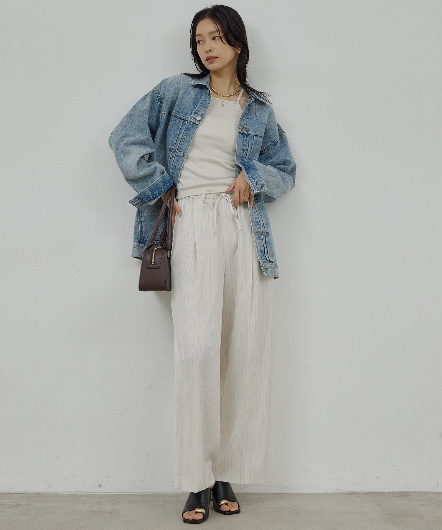 GALLARDAGALANTE｜【手洗い可】ストライプイージーパンツ | Rakuten