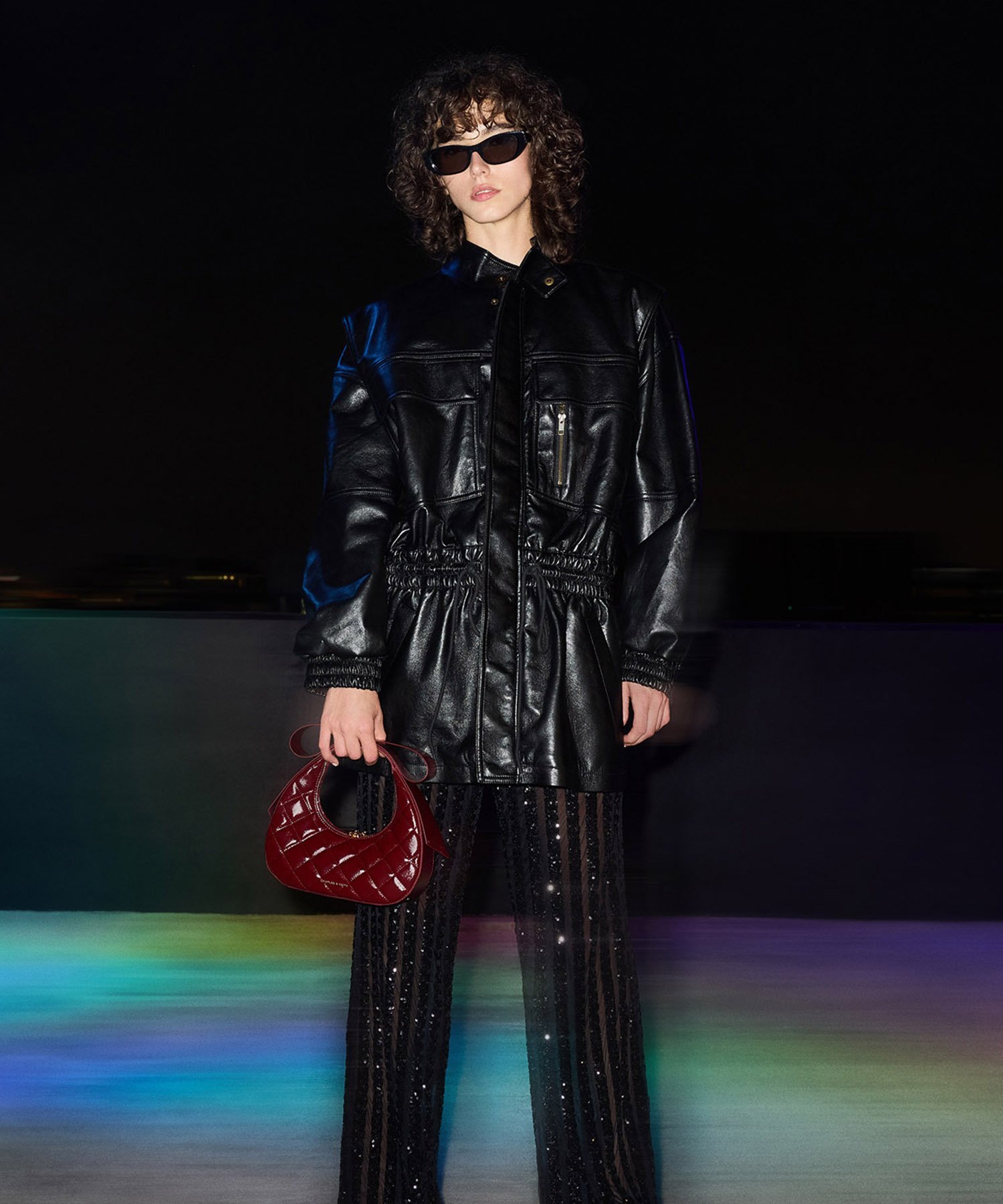 CHARLES & KEITH｜Janie ジェイニー キルトボウハンドル クレセント