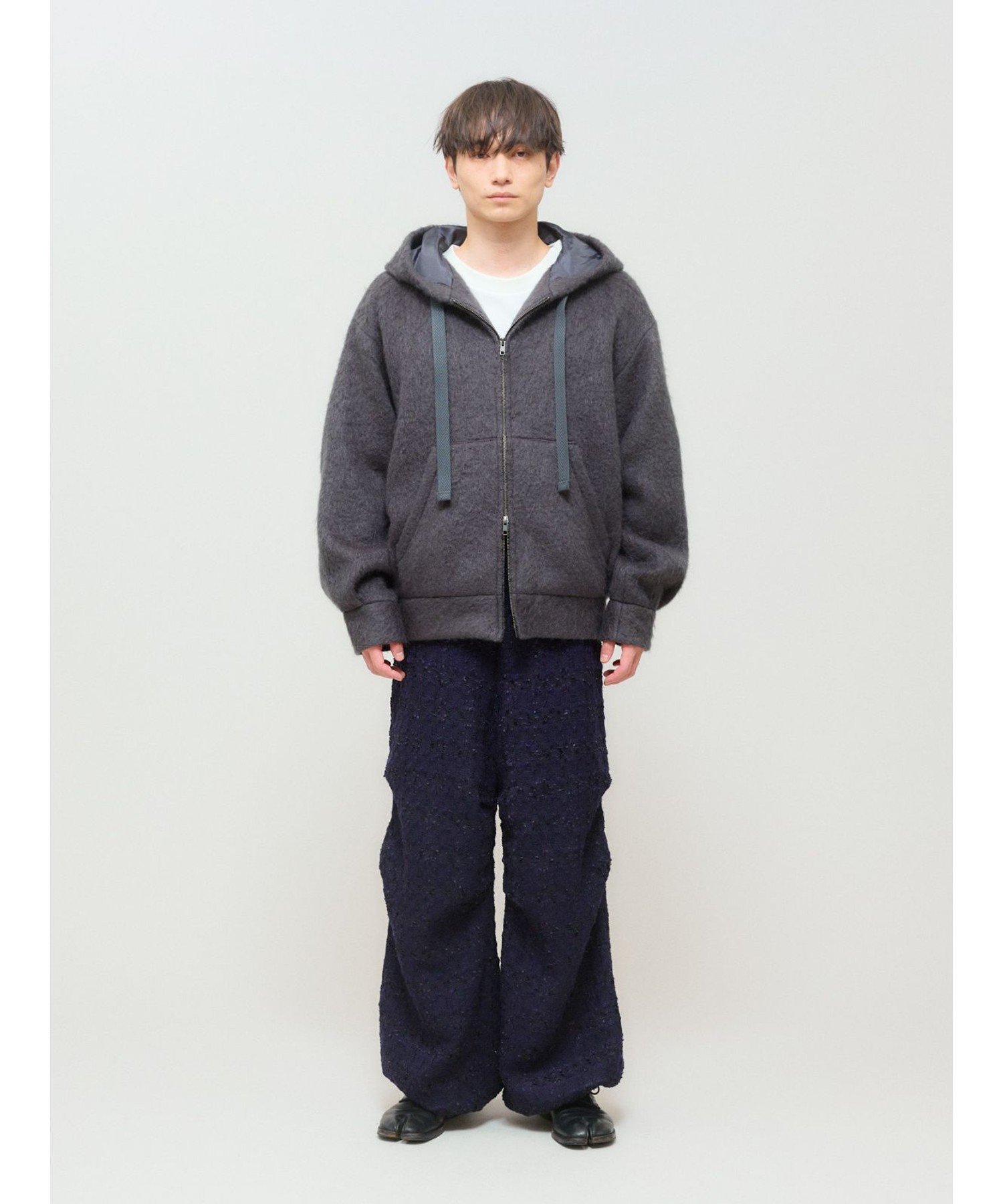 MARcourt｜MIDIUMISOLID Men's ブライトツイードパラシュートパンツ