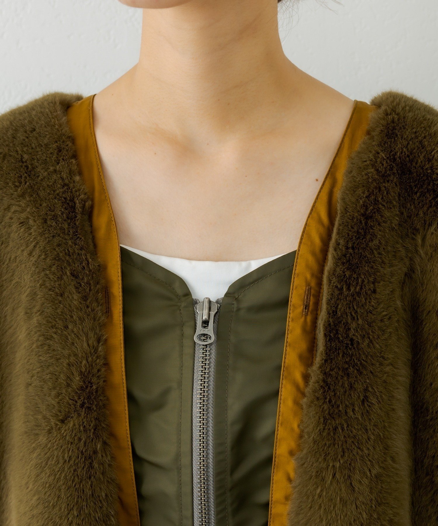 CIAOPANIC TYPY｜【etsinta/エシンタ】ファー切替ジャケット | Rakuten