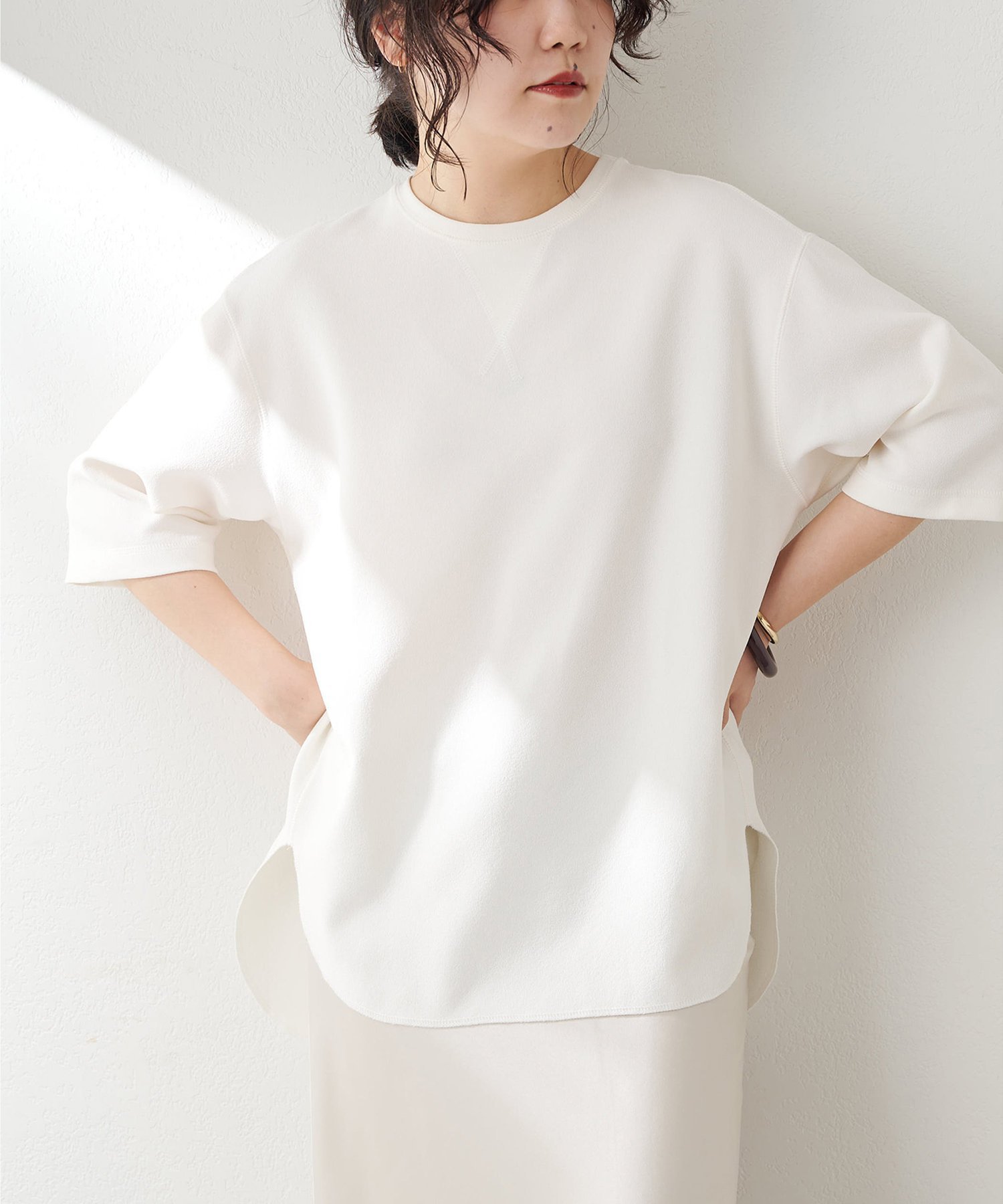 Whim Gazette｜Vガゼットハーフスリーブプルオーバー | Rakuten