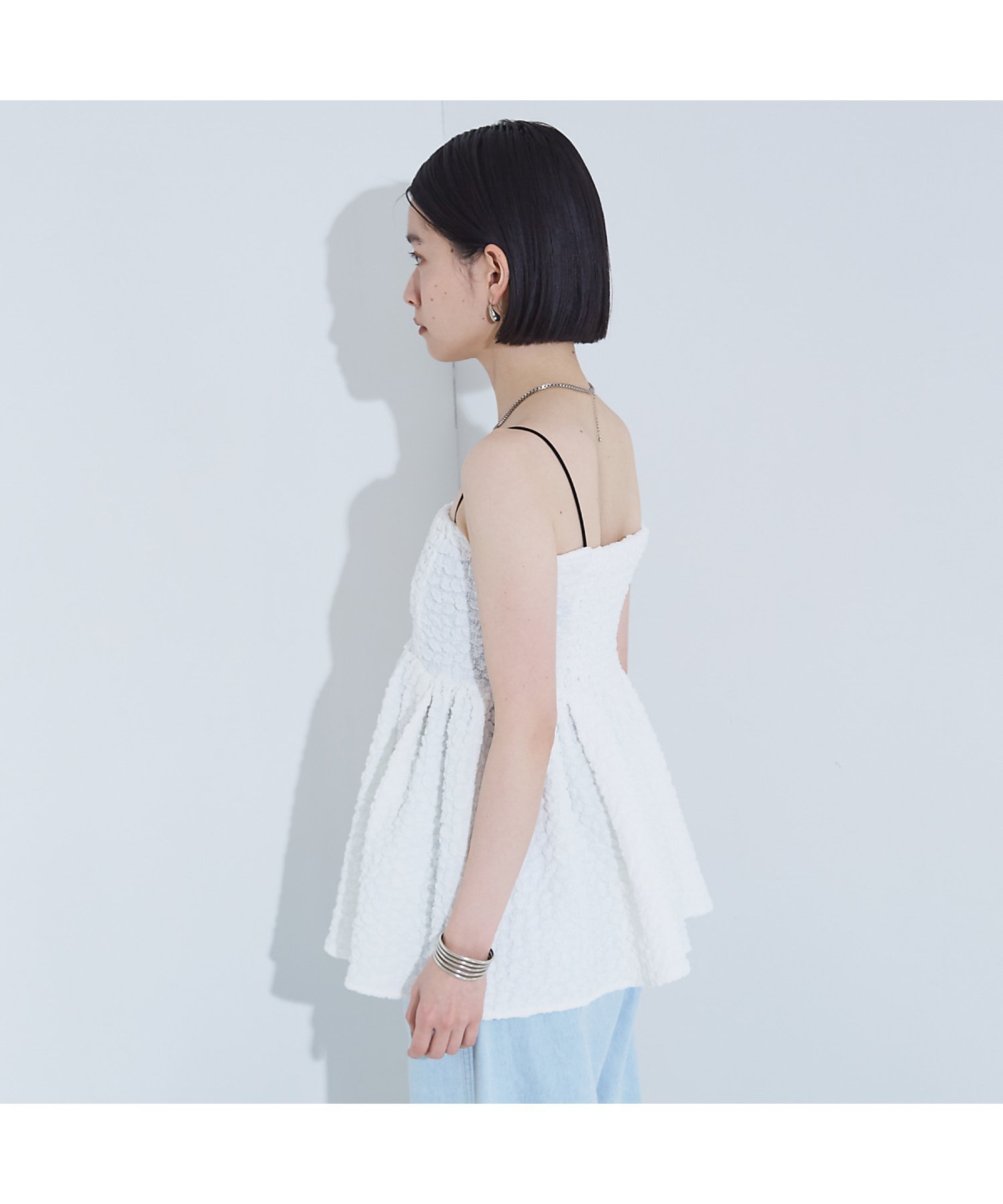 NOMINE｜ふくれ ジャガード ビスチェ キャミソール | Rakuten Fashion