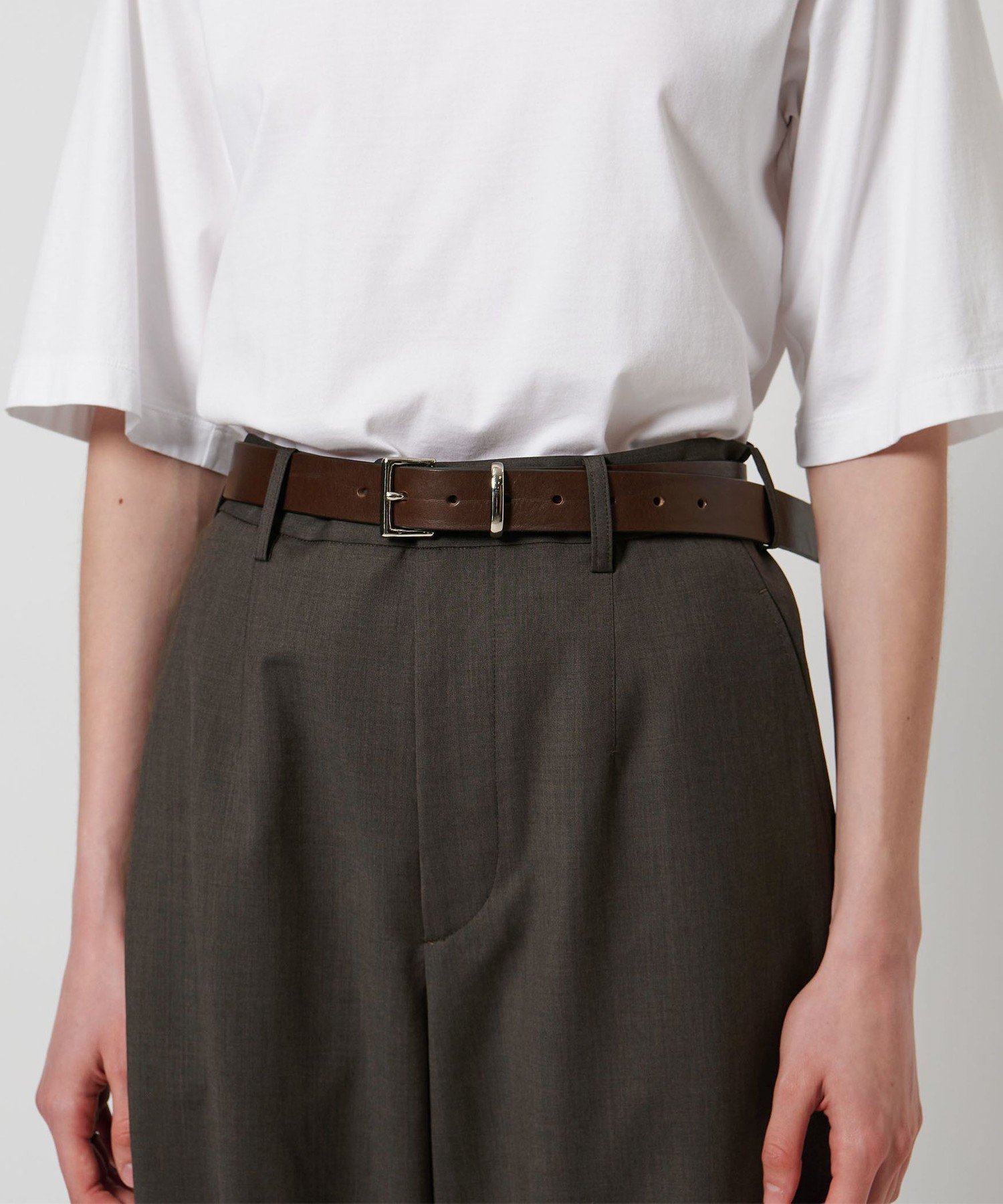 【新品未使用】＜LOEFF＞スクエアバックル ベルト UNITED ARROWS｜<LOEFF>スクエアバックル ベルト | Rakuten Fashion