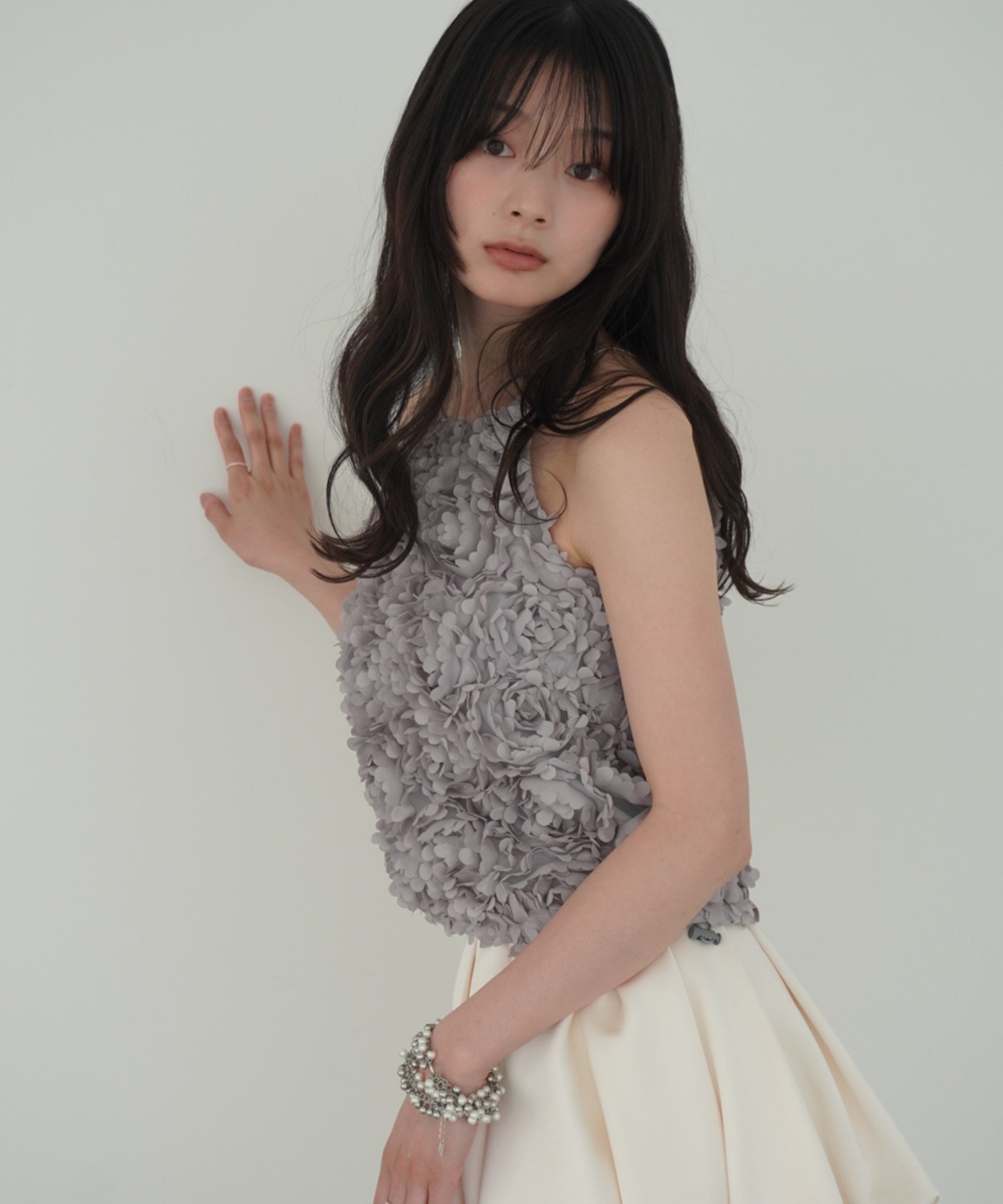 EIMY ISTOIRE｜ボリュームフラワーモチーフアメスリトップス | Rakuten