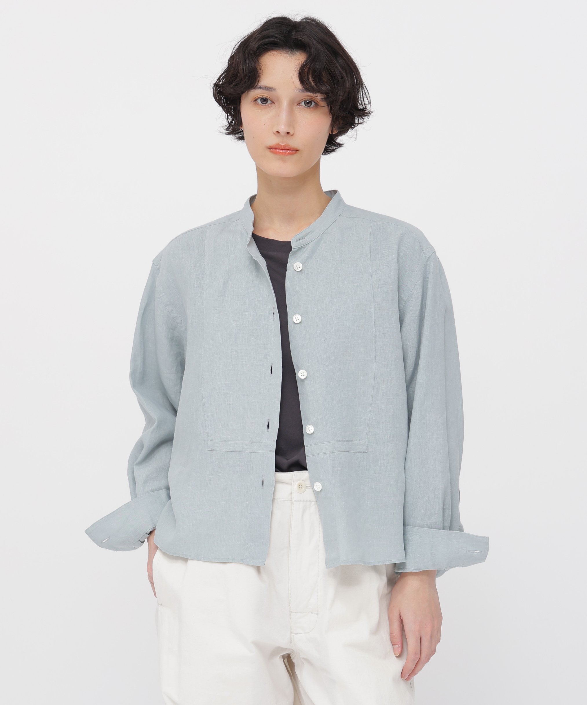 MARGARET HOWELL｜SHIRTING LINEN SHIRT | Rakuten Fashion(楽天