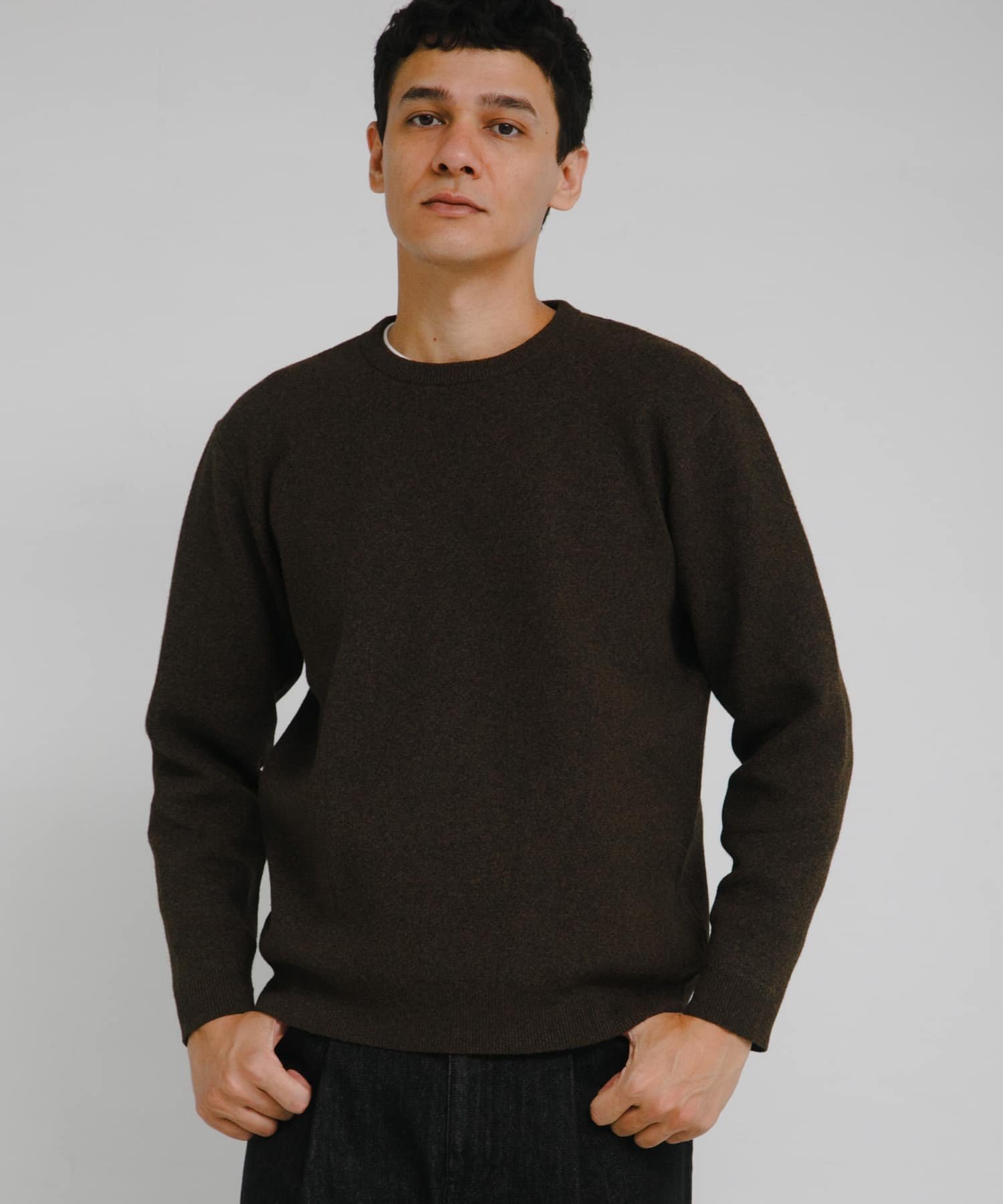 Sonny Label｜抗ピルウォッシャブルクルーネックニット | Rakuten