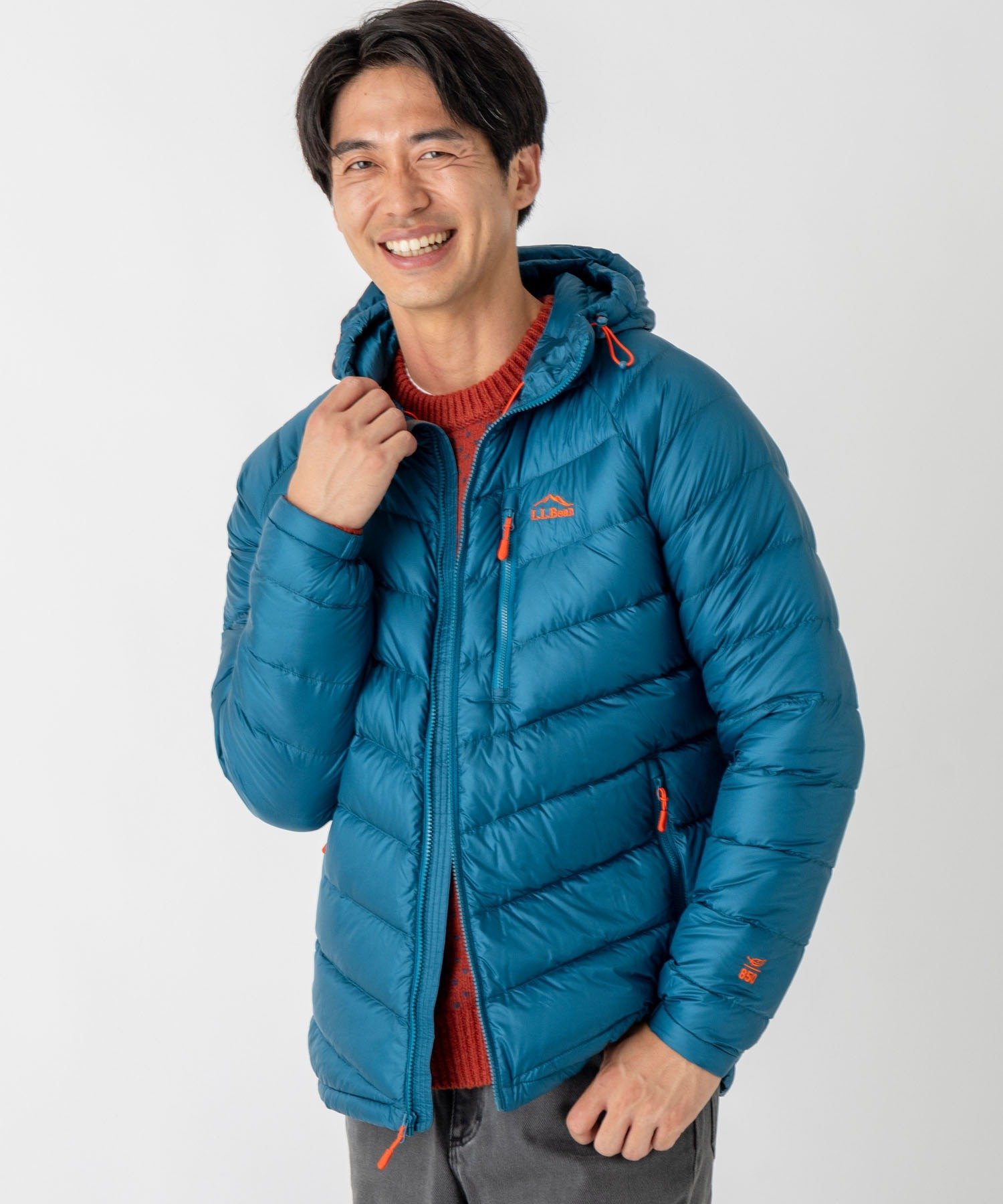 L.L.Bean｜ウルトラライト 850 ダウン・ジャケット、フード付き