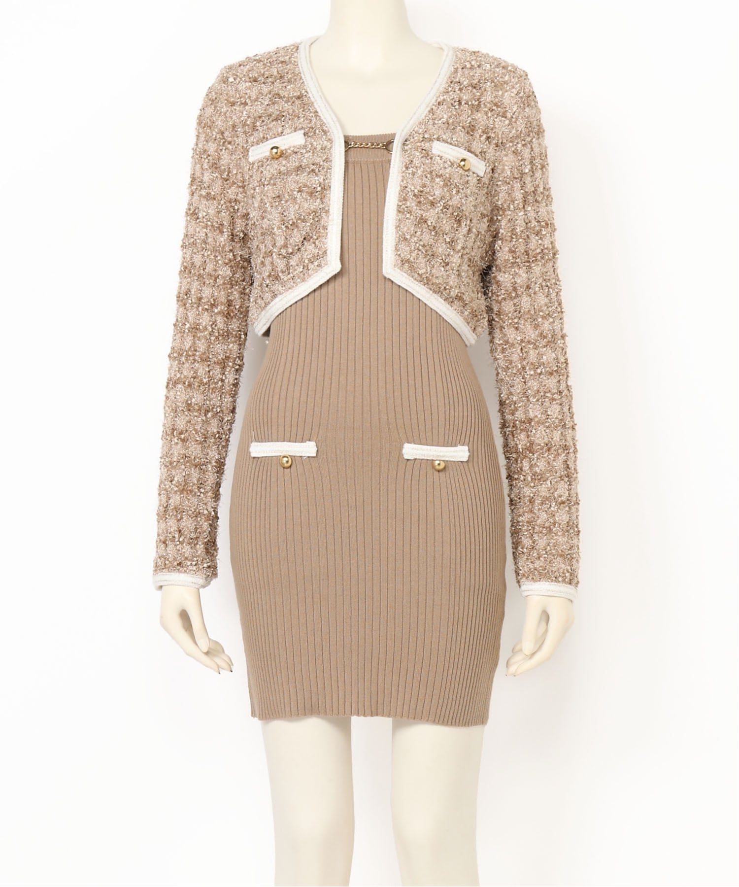 LIP SERVICE｜LIP SERVICE/(W)クラシカルツイードアンサンブル